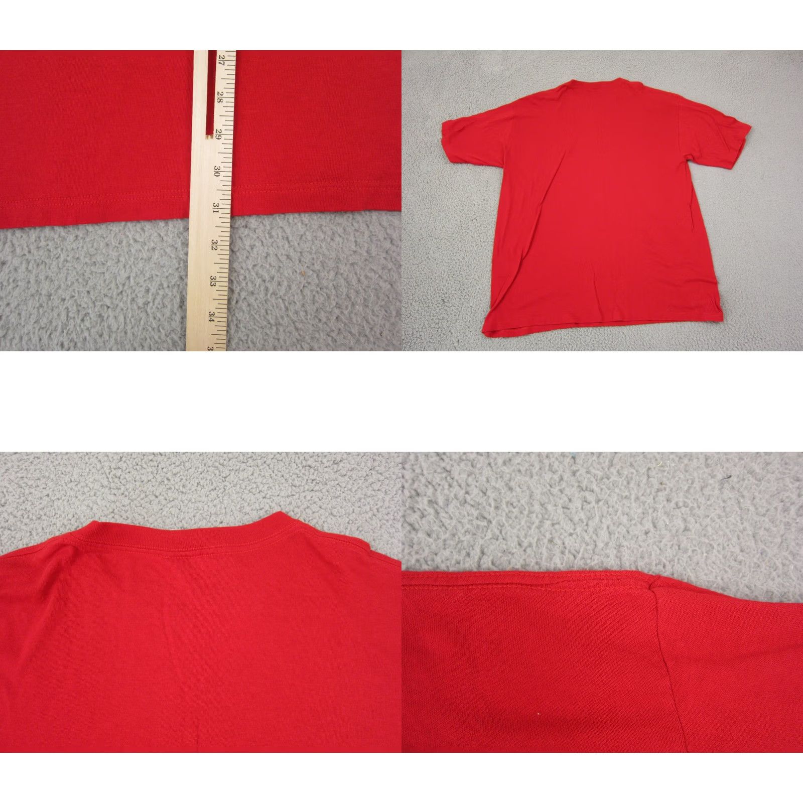 Ralph Lauren Vintage Ralph Lauren Shirt Mens Large Red Chaps T 90s Big Logo Flag Casual Size US L / EU 52-54 / 3 - 8 Thumbnail