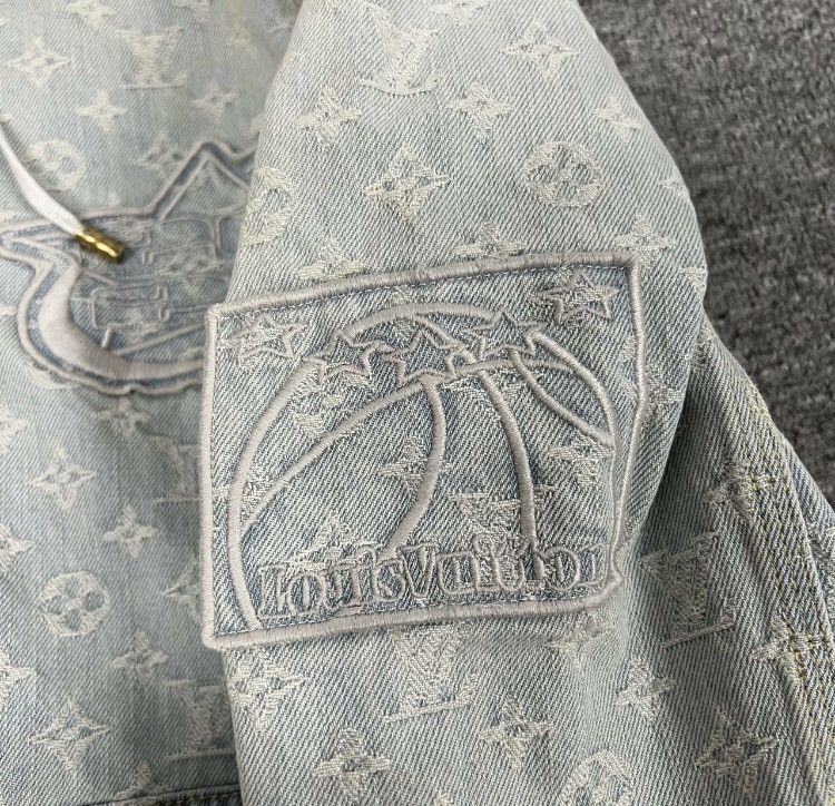 Louis Vuitton LOUIS VUITTON LV NBA Co-branded Old Flower Full Print Denim Size US L / EU 52-54 / 3 - 5 Thumbnail
