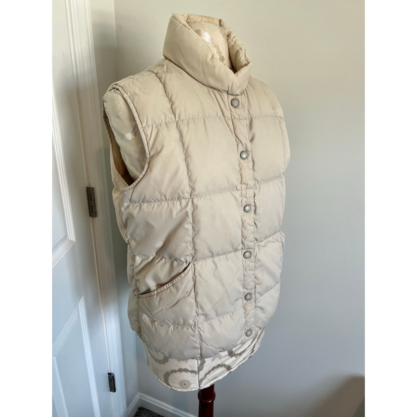 Lands' End Lands’ End Full Button Sleeveless Puffer Vest Medium Size M / US 6-8 / IT 42-44 - 9 Thumbnail