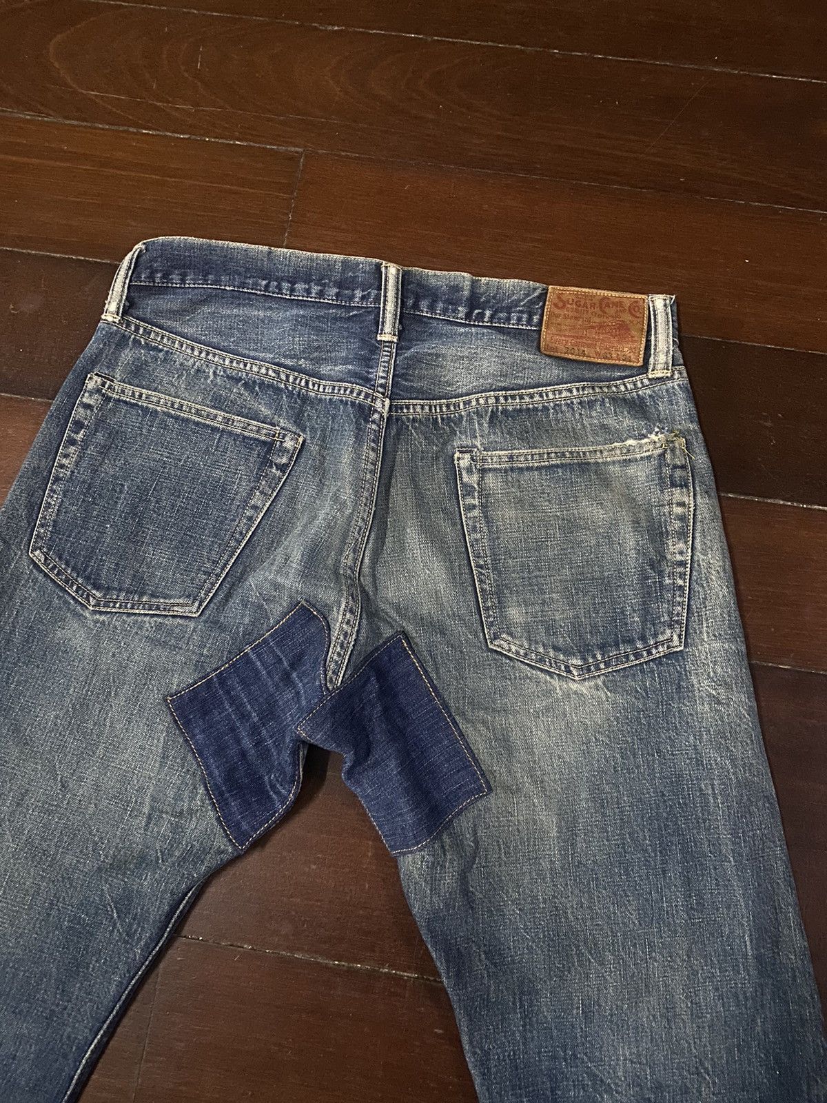Vintage Sugar Cane Jeans Vintage Honeycomb Rusty lot 2014 rework B-1 Size US 34 / EU 50 - 13 Thumbnail