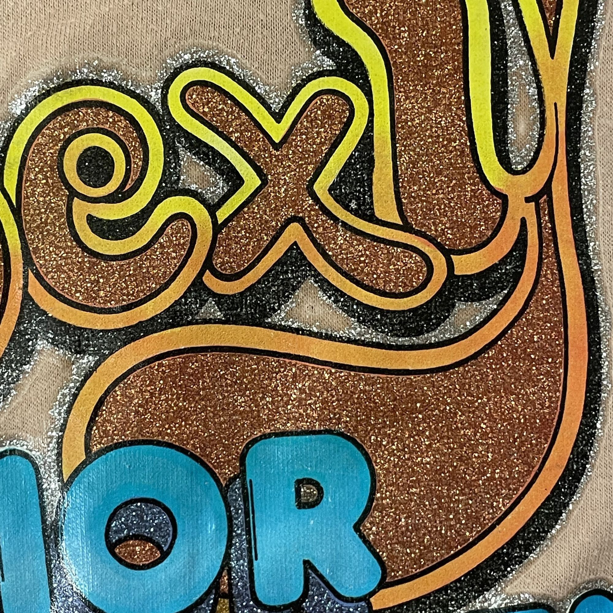 Other Vtg Stedman Sport T SEXY Senior Citizen 1979 Glitter Shirt Size US XL / EU 56 / 4 - 4 Thumbnail