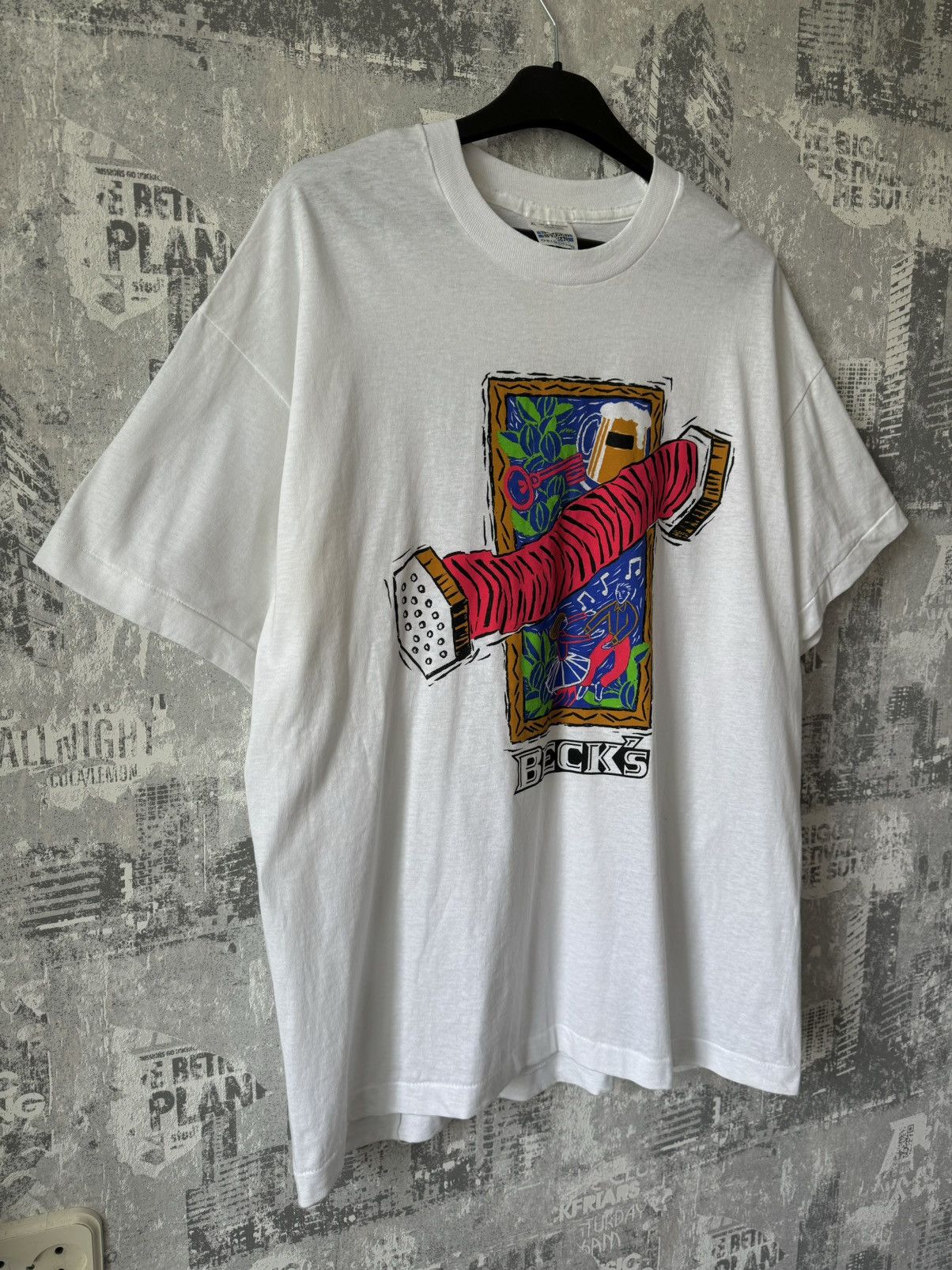 Vintage Screen Stars T-Shirt Vintage Size US XL / EU 56 / 4 - 1 Thumbnail
