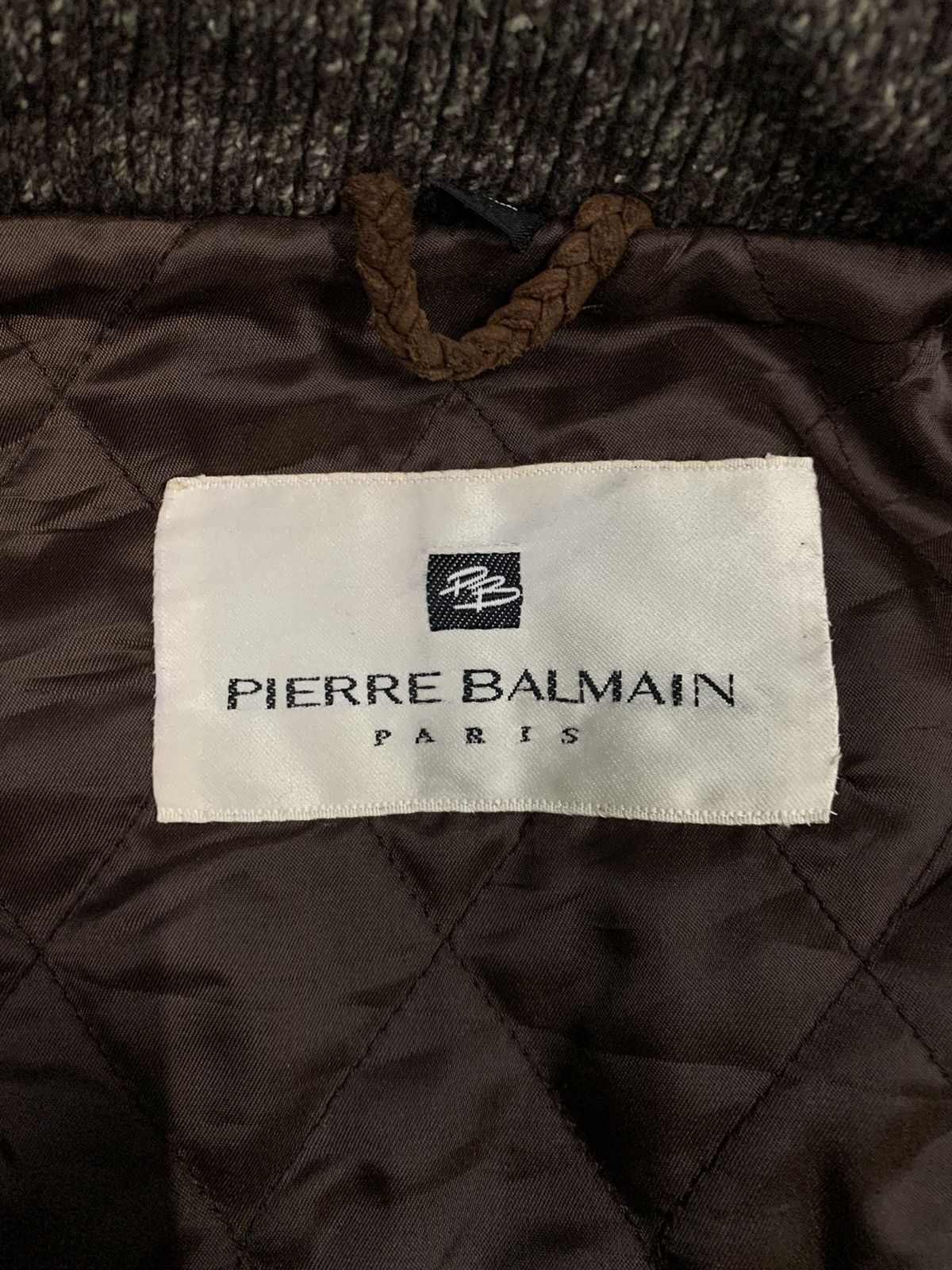 Balmain Vintage Pierre Balmain Paris Utility Cowhide Leather Jacket Size US L / EU 52-54 / 3 - 20 Thumbnail