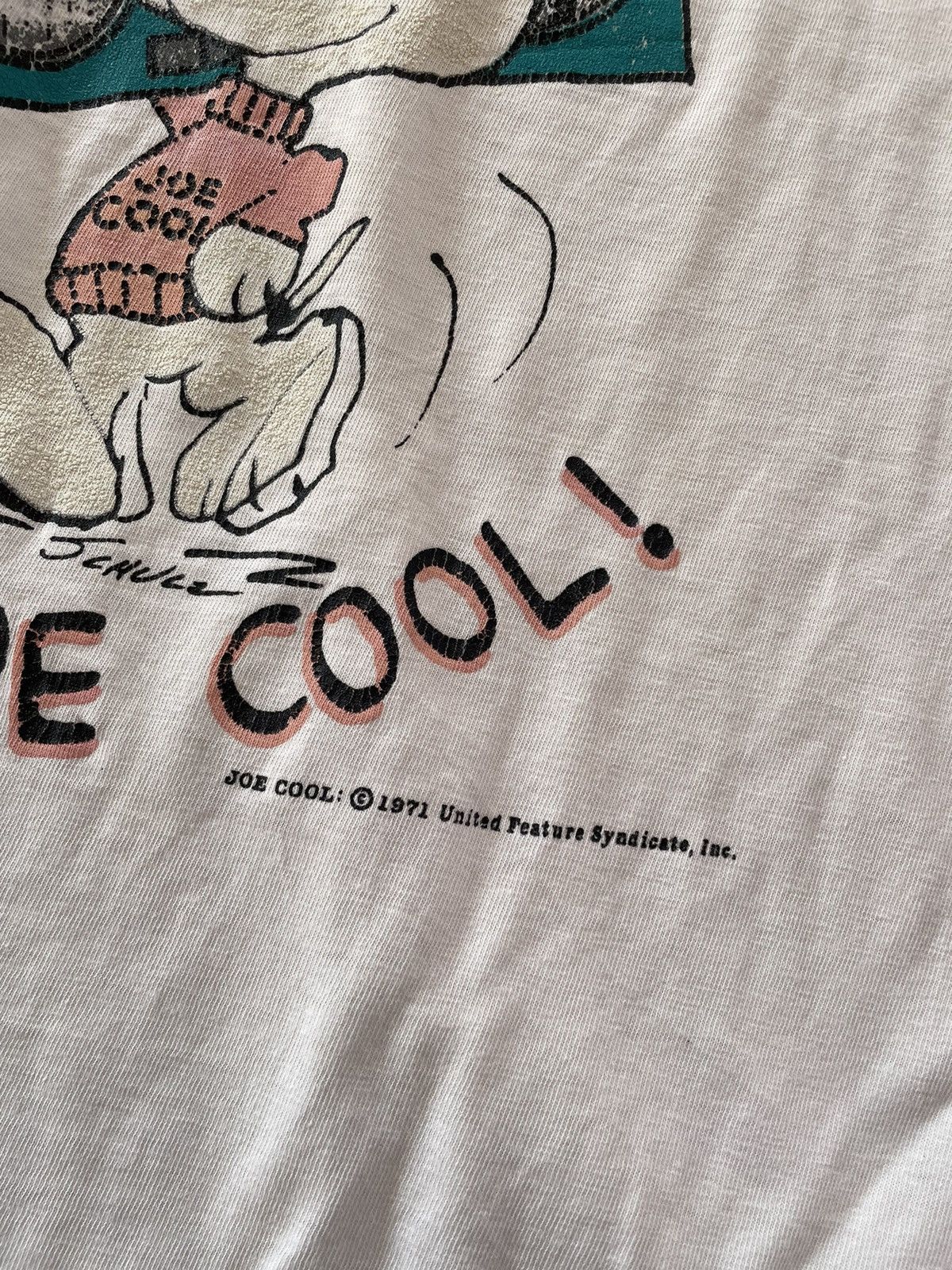Peanuts × Vintage VINTAGE 80s JOE COOL MUSIC TEE Size US XL / EU 56 / 4 - 3 Thumbnail