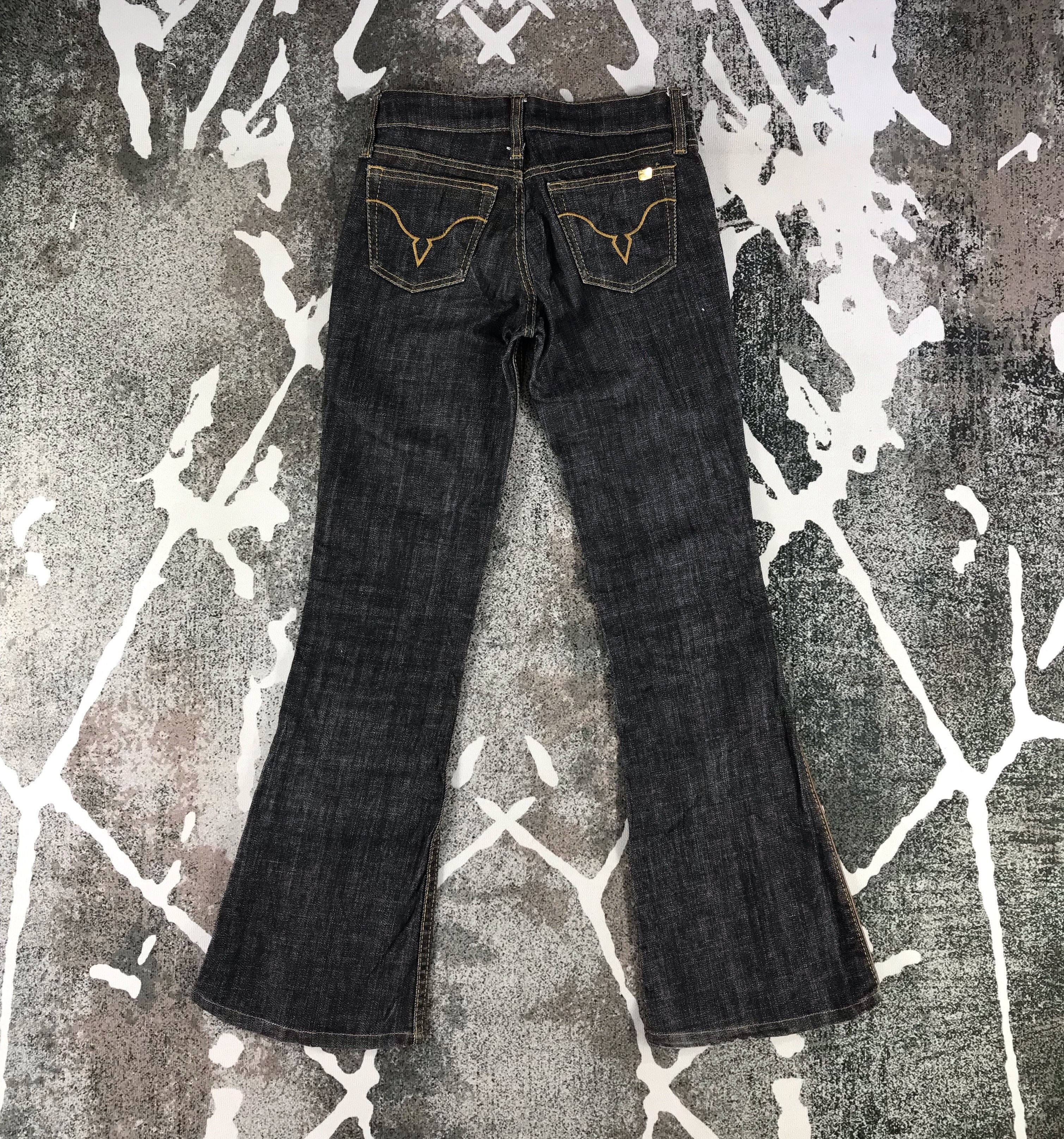Japanese Brand Japanese Brand Nuve Jeans Black Flare Denim KJ1277 Size 27" / US 4 / IT 40 - 2 Thumbnail