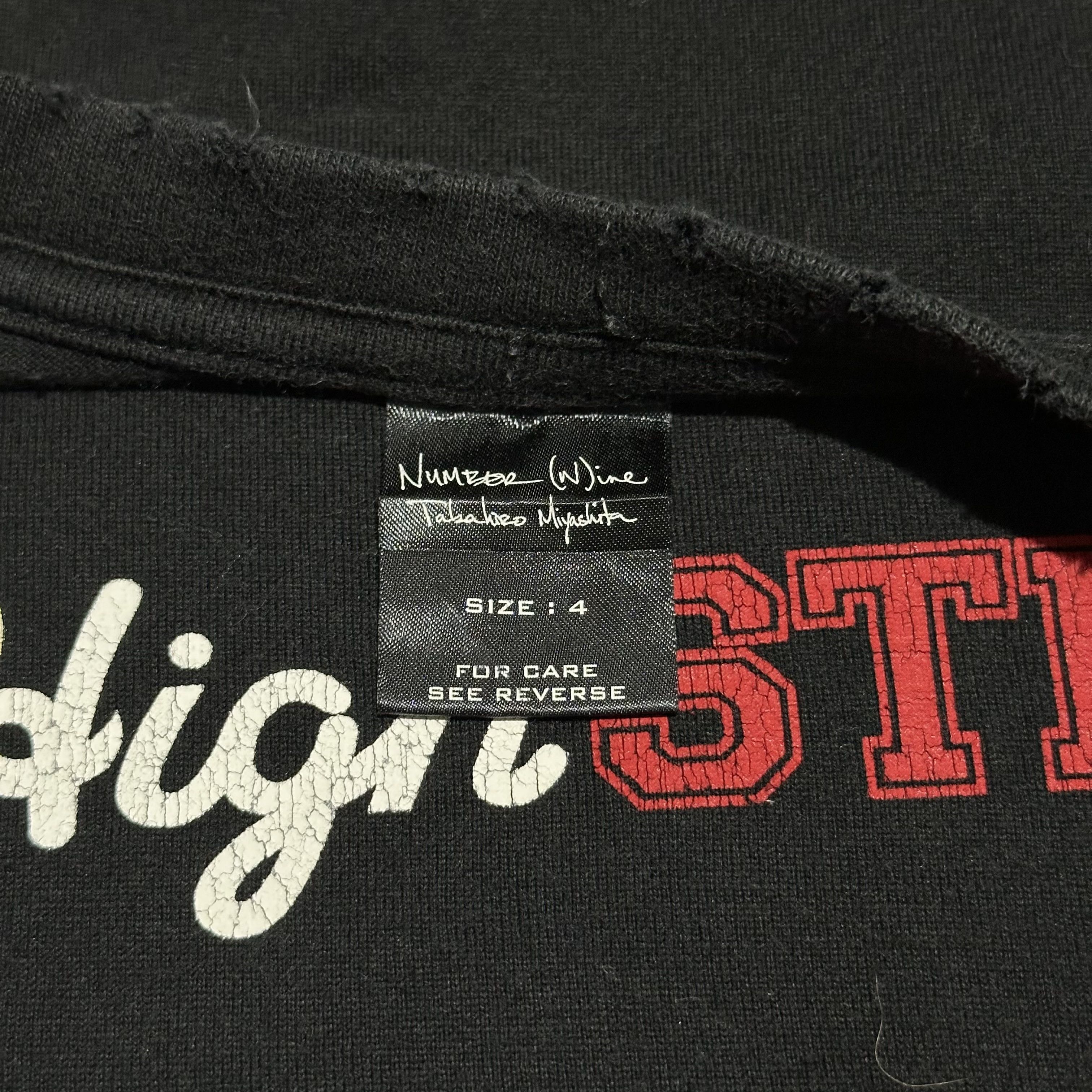 Number (N)ine × Takahiromiyashita The Soloist. Numbernine Distressed tee Size US M / EU 48-50 / 2 - 5 Thumbnail
