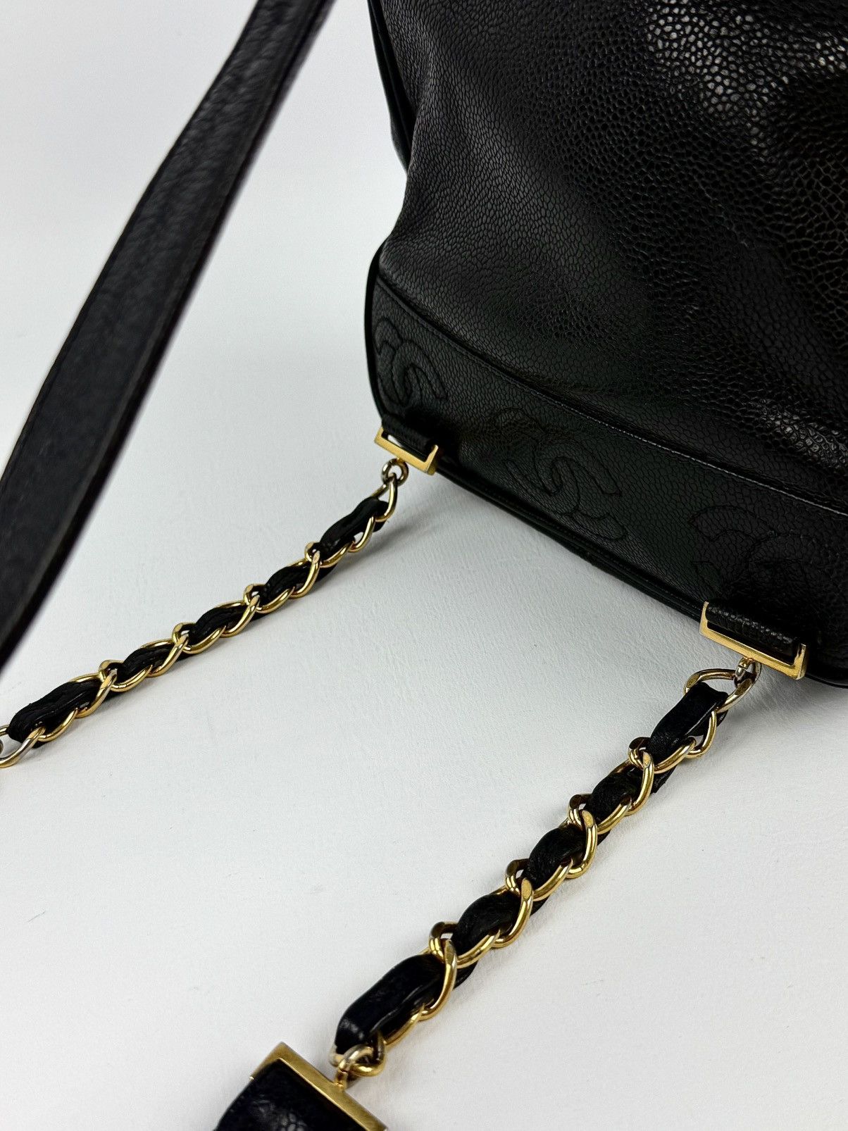 Chanel Chanel - Lagerfeld - 1994 - Triple CC - Mini Caviar Backpack Size ONE SIZE - 11 Thumbnail