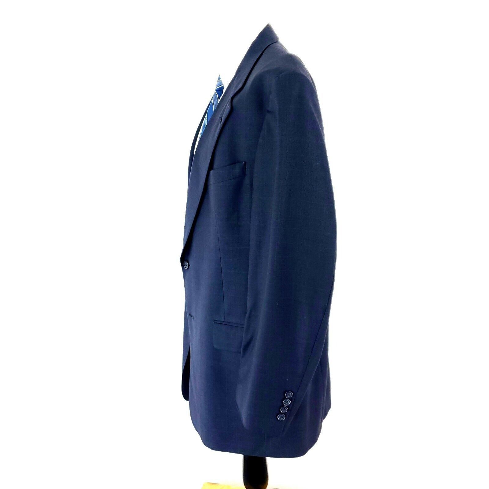 Hart Schaffner Marx Hart Schaffner Marx Gold Trumpeter Wool 2 Button Blazer 44L Size 44L - 4 Thumbnail