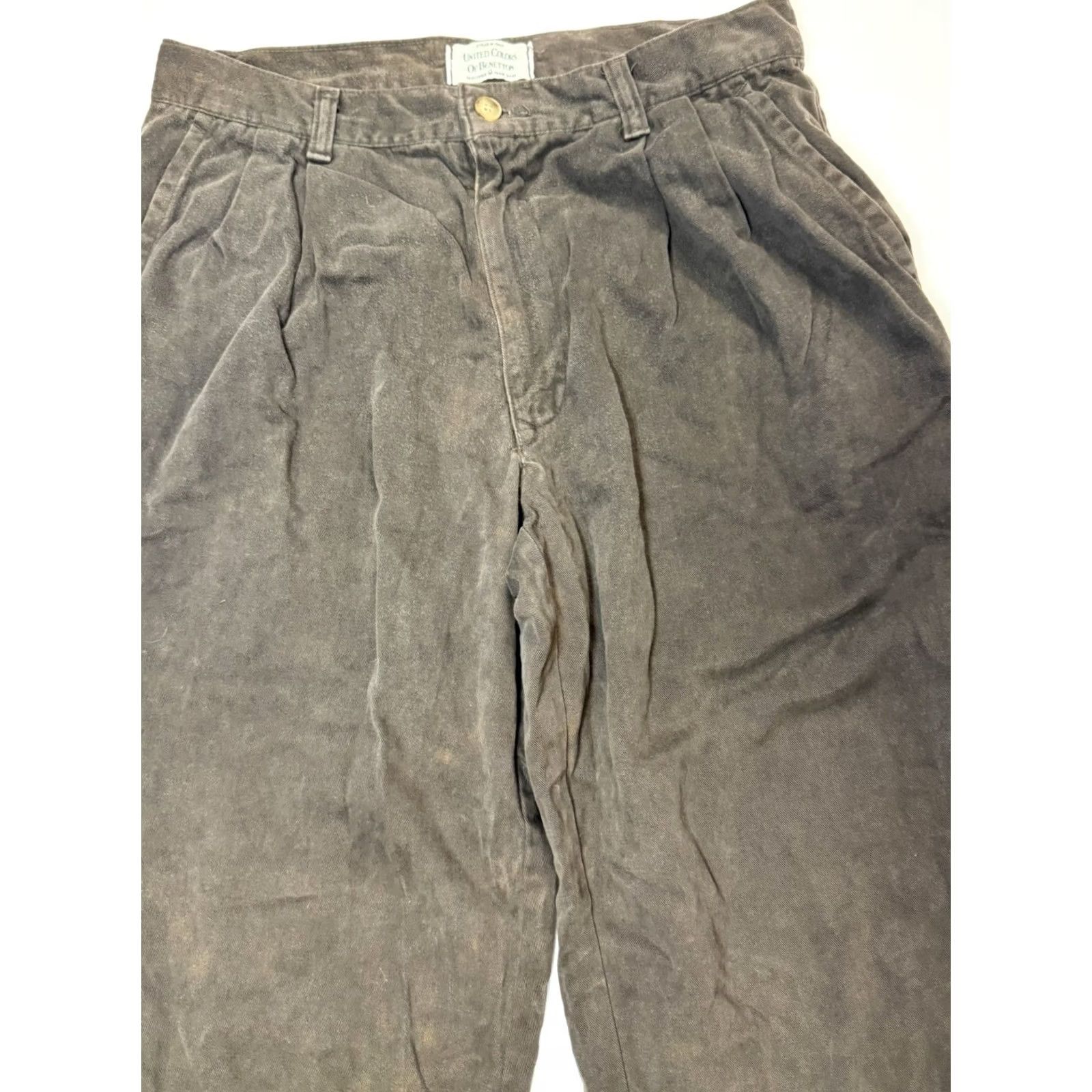 United Colors Of Benetton United Colors Of Benetton Chino Pants Cotton Mens 29x31 Brown Shirt? Size US 29 - 2 Thumbnail