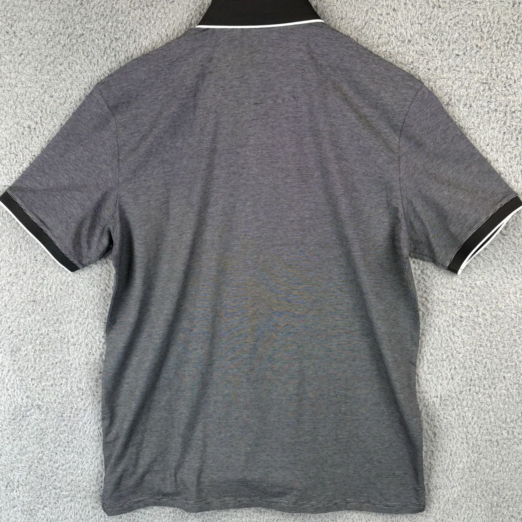 Vintage Butter Cloth Polo Shirt Men M Charcoal Gray Knit Short Sleeve Regular Fit Golf Size US M / EU 48-50 / 2 - 7 Thumbnail