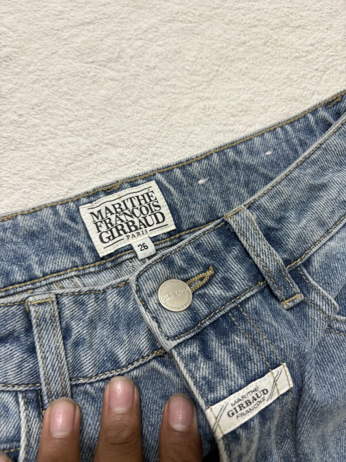 Marithe + Francois Girbaud 2000s Flared Marithe Francois girbaud Denim pants y2k syle Size US 26 / EU 42 - 4 Thumbnail