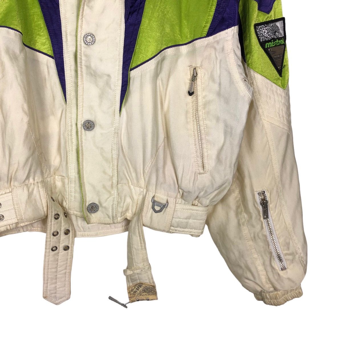 Japanese Brand 🔥Cropped Biker Ski Jacket Mistral Japan Bondage Cargo Size US L / EU 52-54 / 3 - 5 Thumbnail