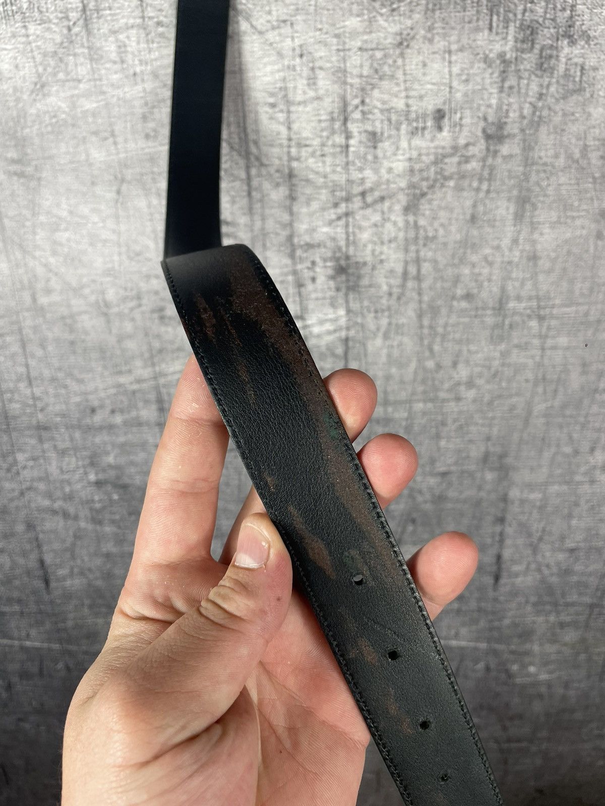 Brioni Brioni Black Leather Belt Size ONE SIZE - 9 Thumbnail
