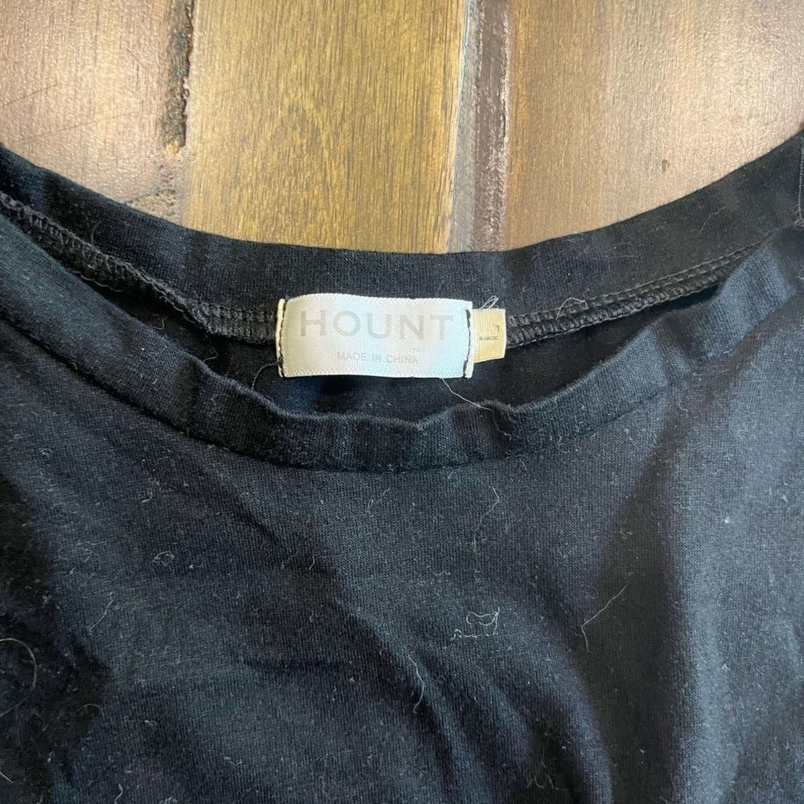 Vintage Hount Black Sleeveless Crew Neck Pocket Tee Size Large Size L / US 10 / IT 46 - 3 Thumbnail