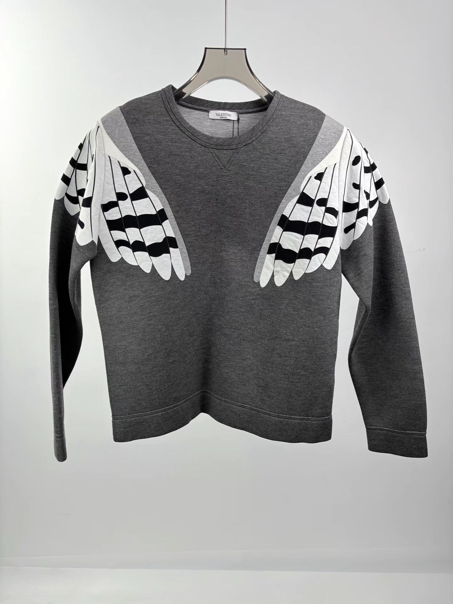 Valentino VALENTINO Gray Owl Long Sleeve Sweatshirt Size US XS / EU 42 / 0 - 1 Thumbnail
