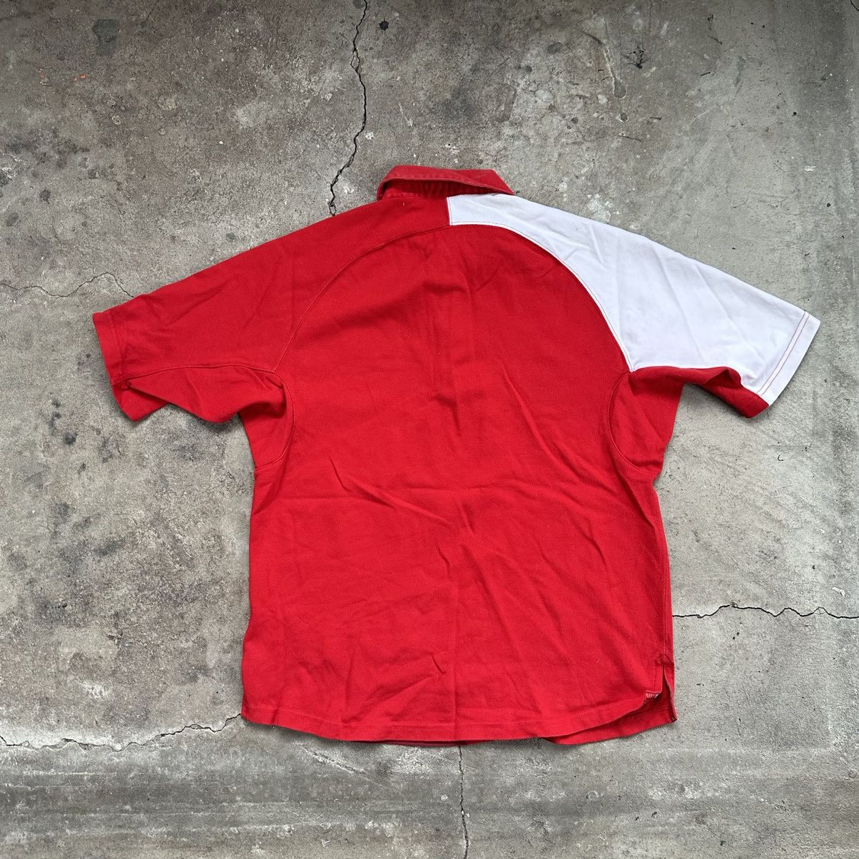 Nike × Vintage Vintage Nike England Rugby O2 Polo Jersey Shirt Size US M / EU 48-50 / 2 - 8 Thumbnail
