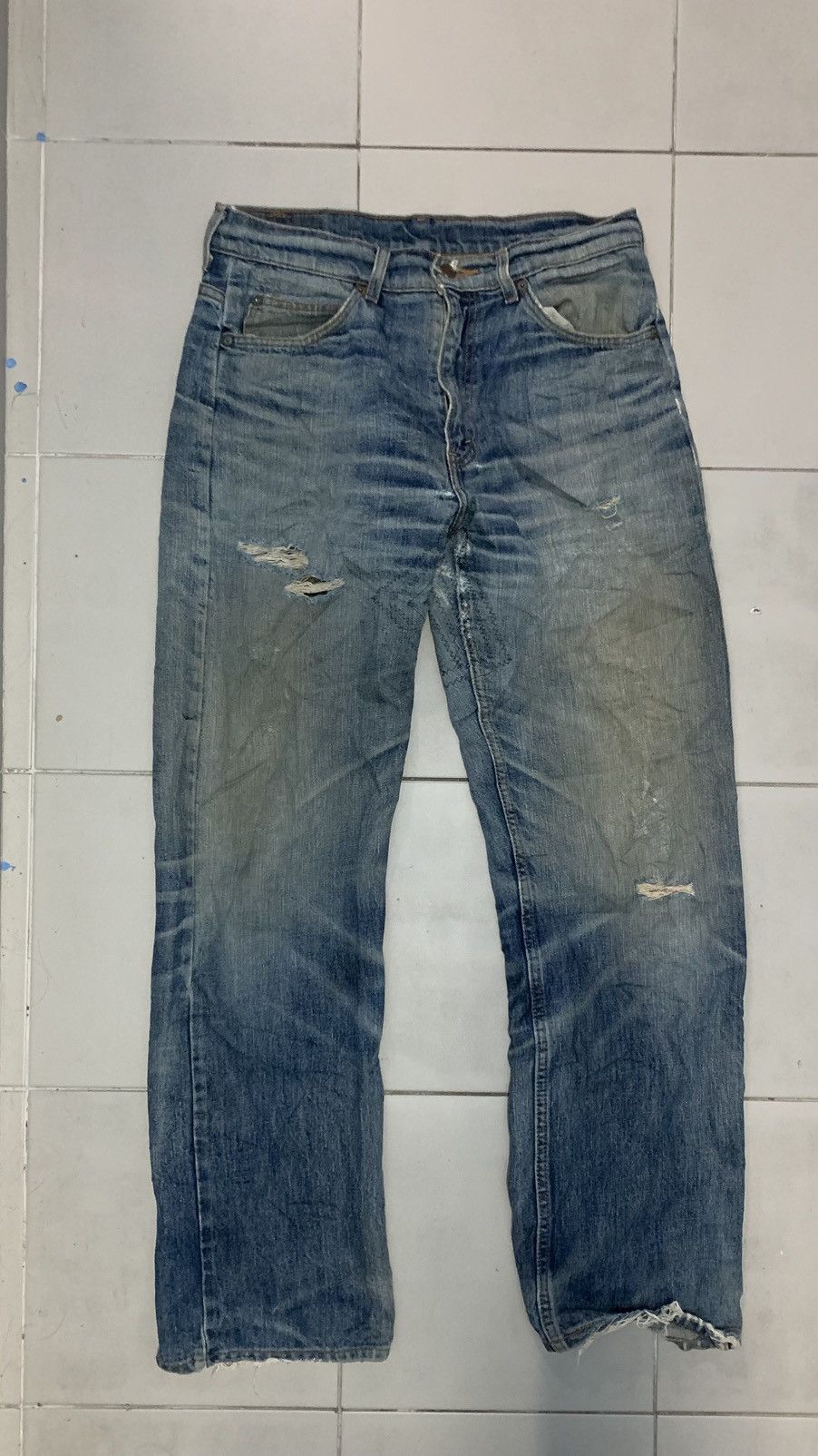 Japanese Brand × Levi's × Vintage Vintage Levis 612 Orange Tag made in Japan Size US 34 / EU 50 - 9 Thumbnail