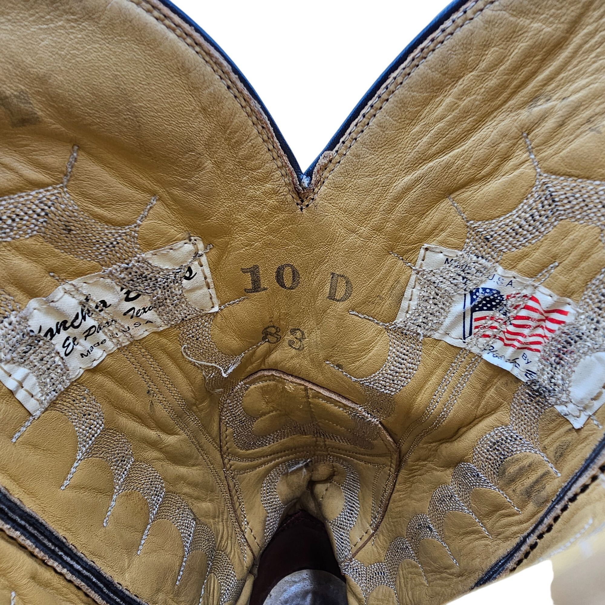 Other Vintage Honcho Boots Exotic Full Quill Ostrich Black Cowboy Size US 10 / EU 43 - 5 Thumbnail