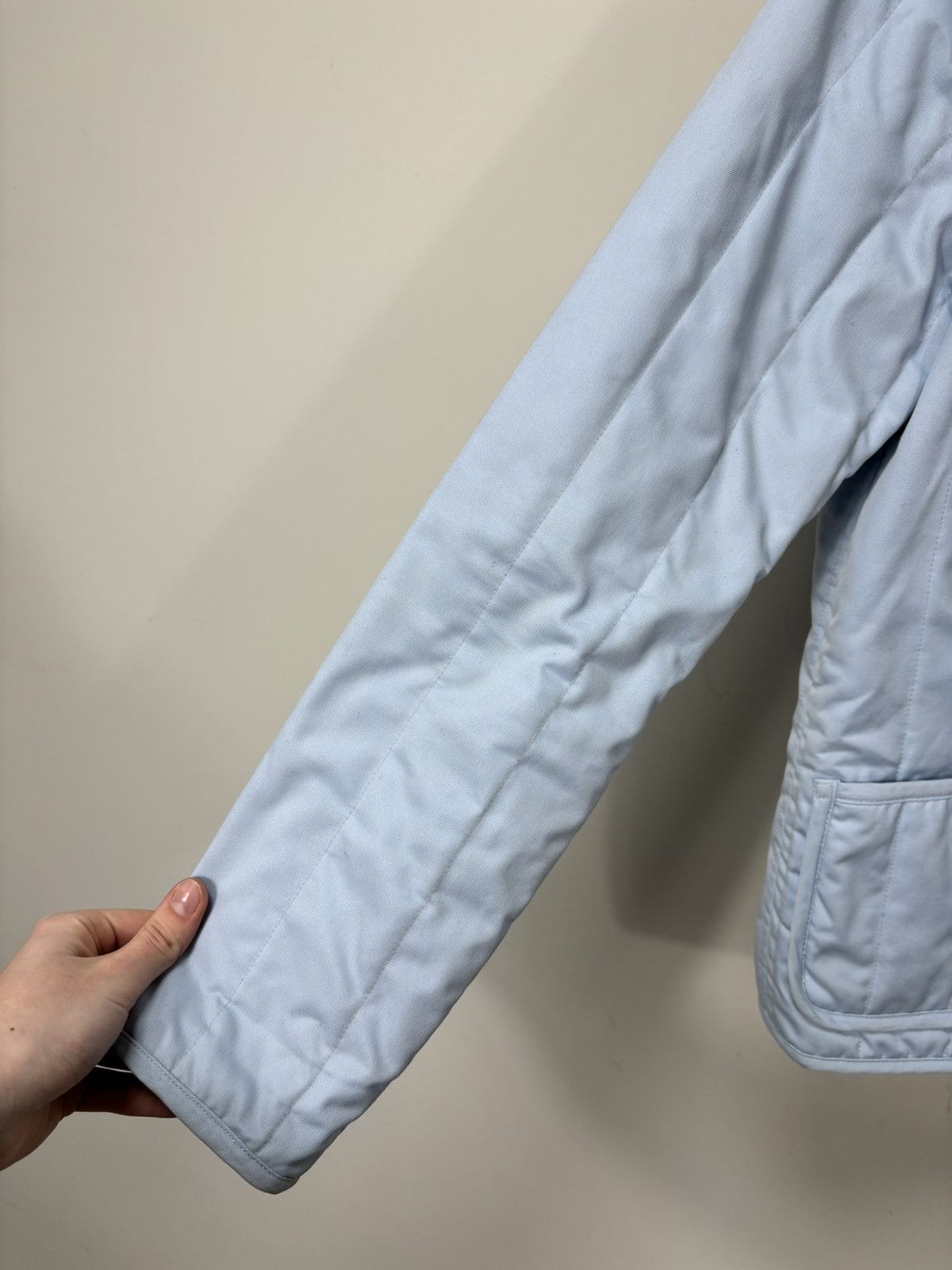 Aquascutum Aquascutum Women’s Light Blue Quilted Jacket Size S / US 4 / IT 40 - 14 Thumbnail