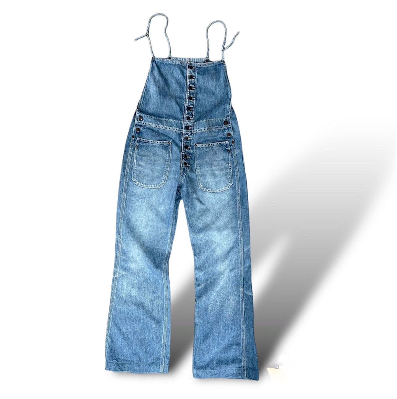 image of Kapital Japan Denim Overall in Blue Denim, Women's (Size XS)