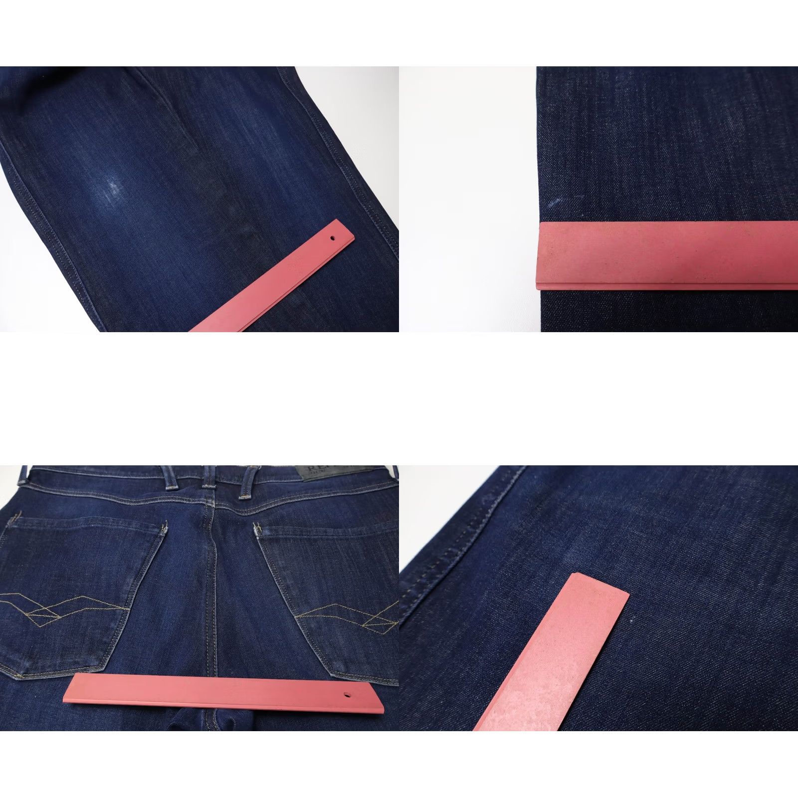 Replay REPLAY Anbass Jeans Men's W32/L32 Blue Slim Fit Faded Stretched Zip Fly Size US 32 / EU 48 - 9 Thumbnail