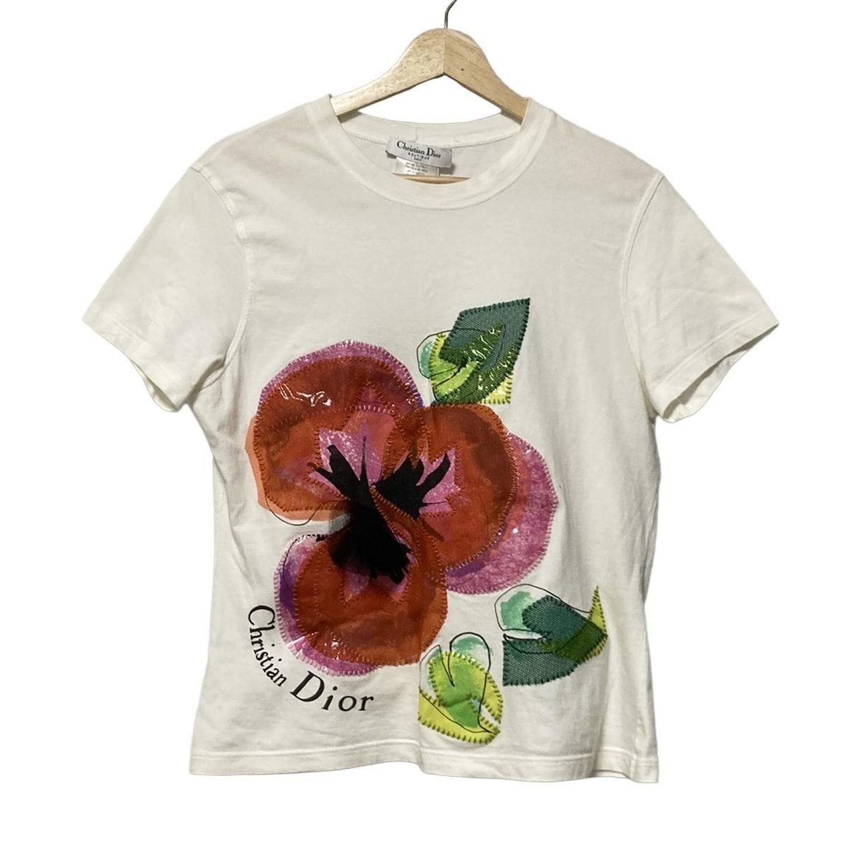 Dior Christian Dior Embellished Short Sleeve T-Shirt Size XL / US 12-14 / IT 48-50 - 1 Thumbnail