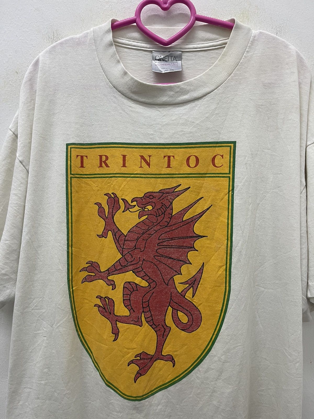 Vintage Rare Vintage TRINTOC Soccer Academy Eiger Oneita Made in USA Size US XL / EU 56 / 4 - 2 Thumbnail