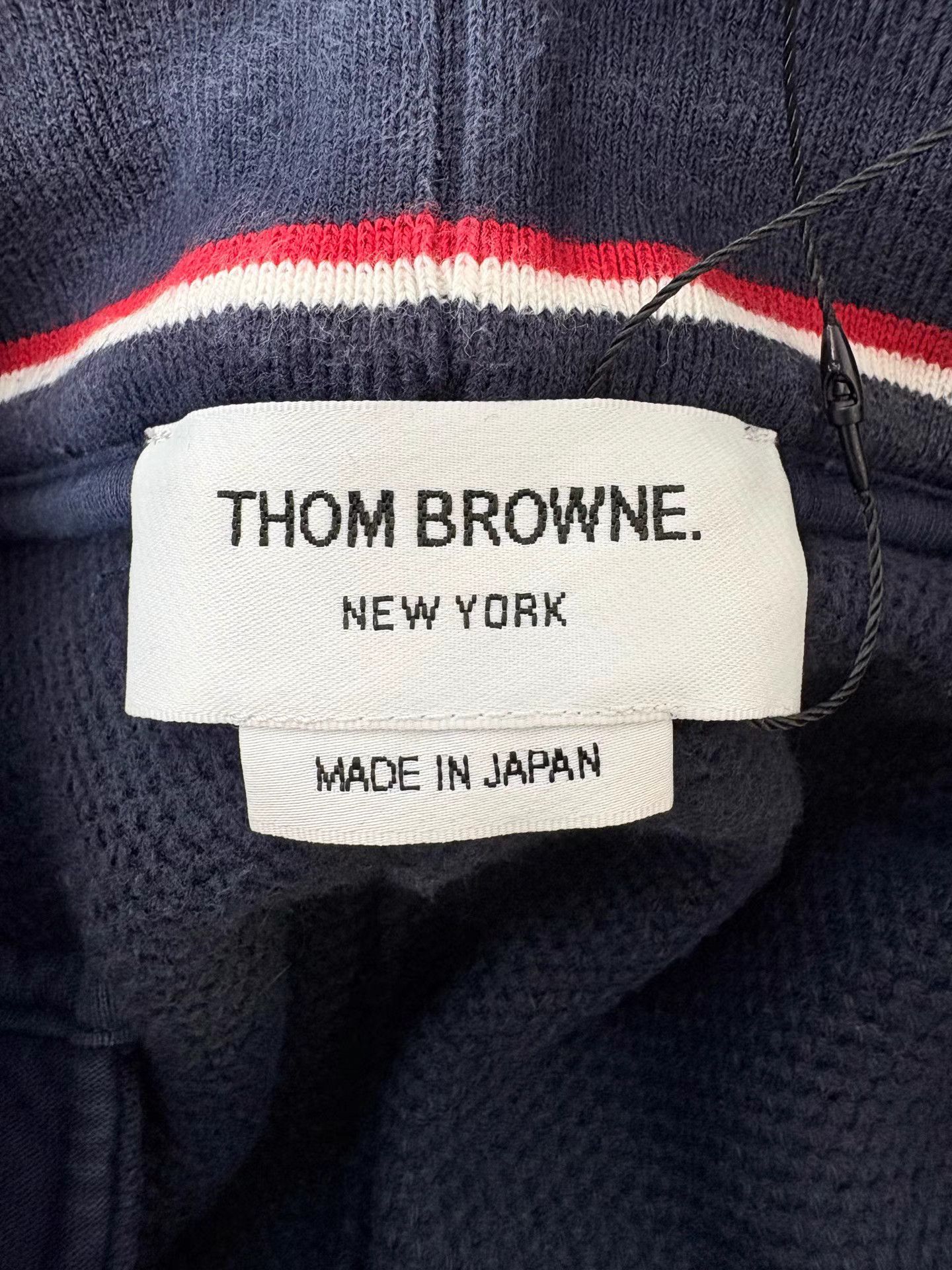 Thom Browne THOM BROWNE Four-Bar Waffle Trousers Size US 29 - 4 Thumbnail