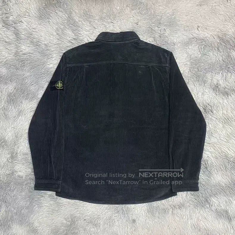 Stone Island Stone Island Corduroy Jacket Coat Grey XL Size US XL / EU 56 / 4 - 2 Thumbnail