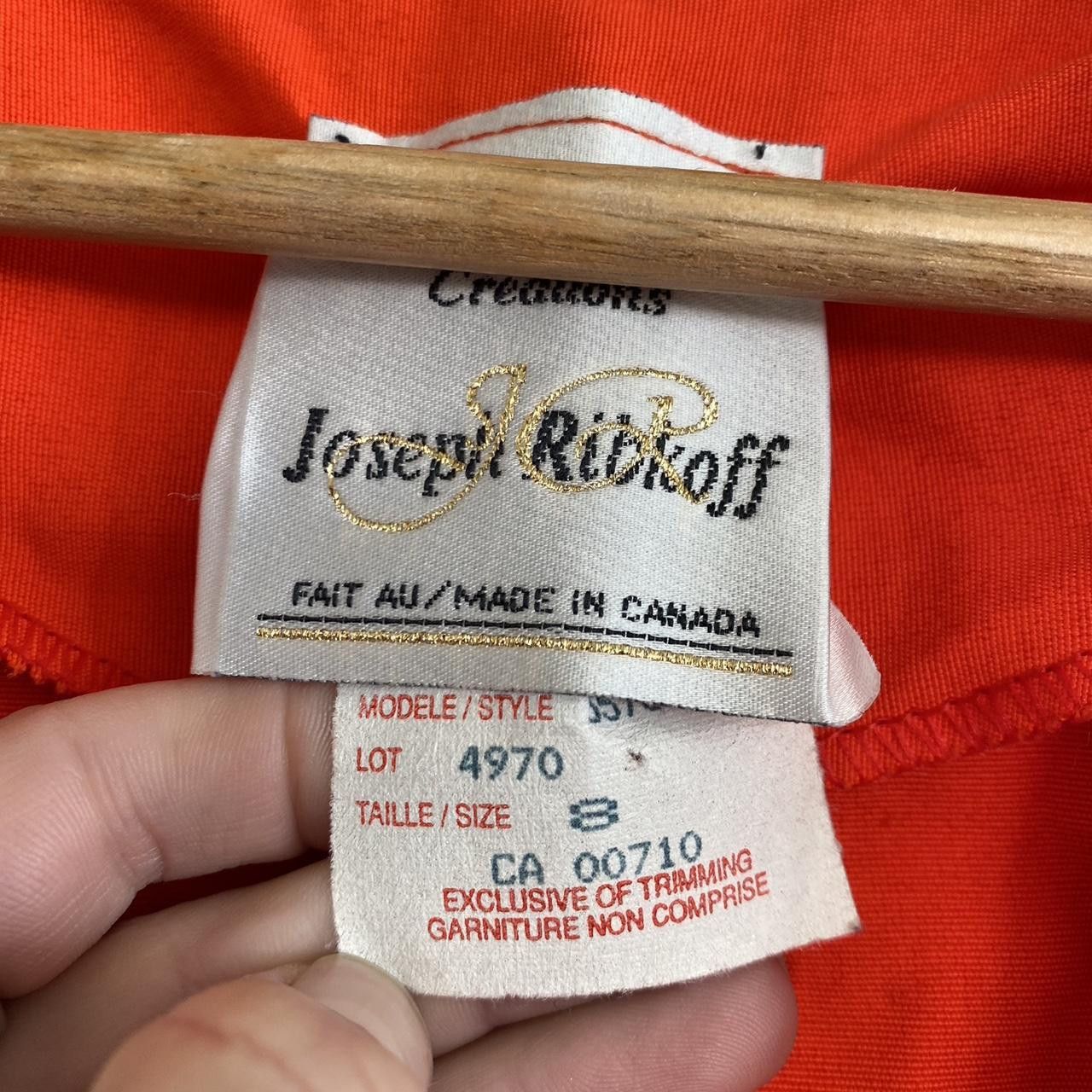 Joseph Ribkoff JOSEPH RIBKOFF RED BLAZER DRESS SEQUIN VINTAGE SIZE 8 Size M / US 6-8 / IT 42-44 - 3 Thumbnail