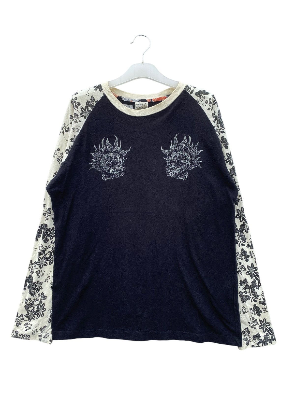 Vintage Vintage Dragon Sukajan Style Raglan Tees Size US L / EU 52-54 / 3 - 1 Thumbnail