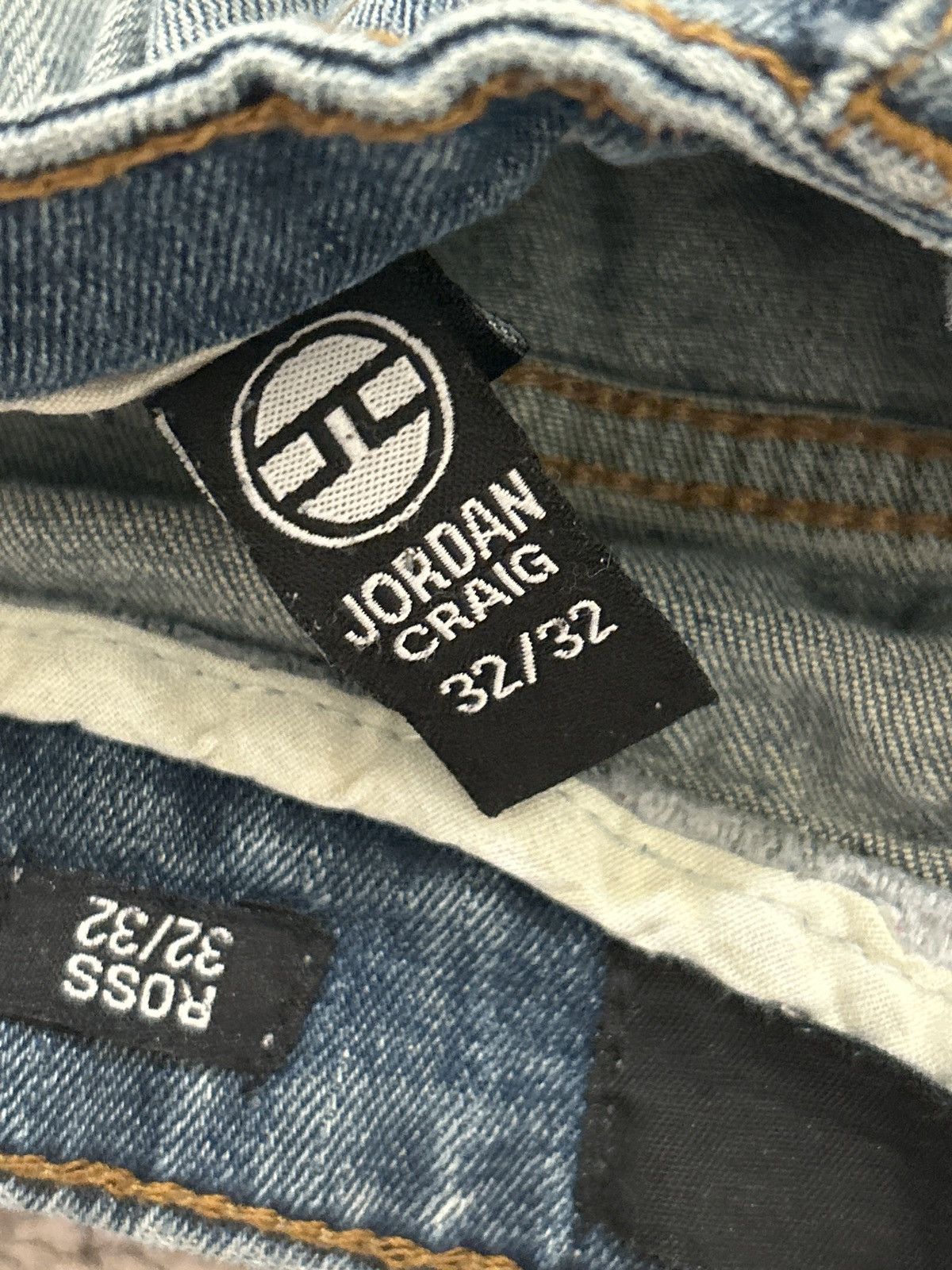 Jordan Craig JORDAN CRAIG Distressed repaired furr jeans 32/32 Size US 32 / EU 48 - 9 Thumbnail