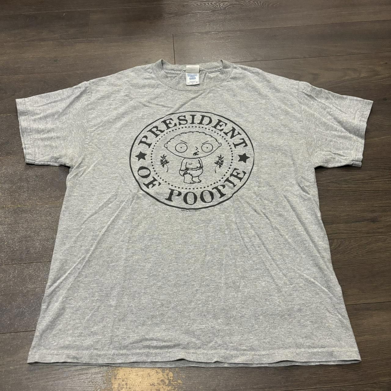 Designer Vintage Family Guy Stewie President of Poopie T Shirt 2006 L Size US L / EU 52-54 / 3 - 3 Thumbnail