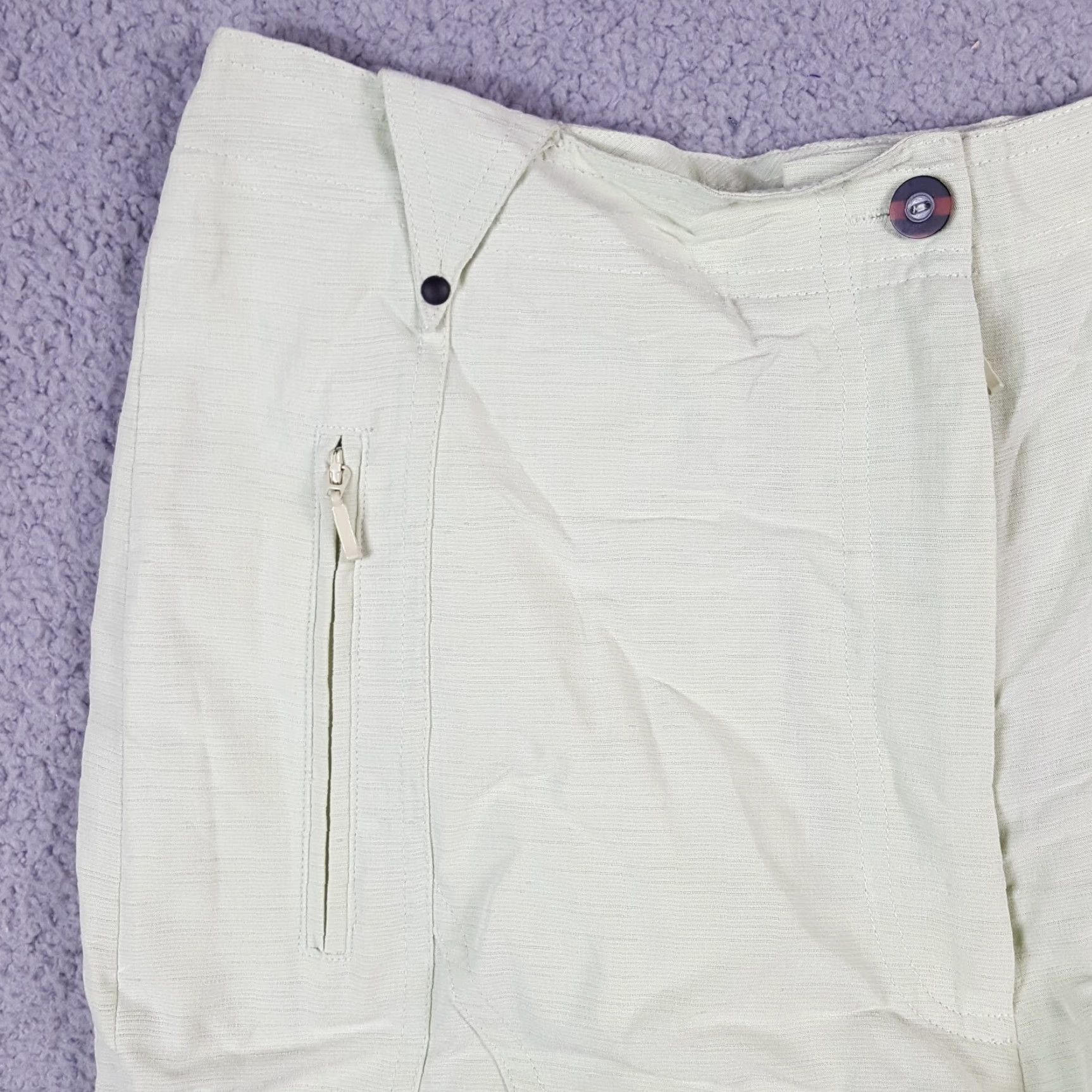 Vintage VINTAGE Jamie Sadock Women's Chino Shorts Size 10 Green Casual Retro 90s 00s Y2K Golf Shorts Size 32" / US 10 / IT 46 - 2 Thumbnail