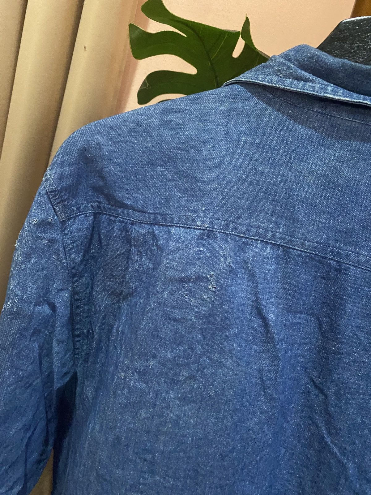Vintage Vintage Polo Member’s Staff Denim Long Sleeve Shirt Size US M / EU 48-50 / 2 - 9 Thumbnail