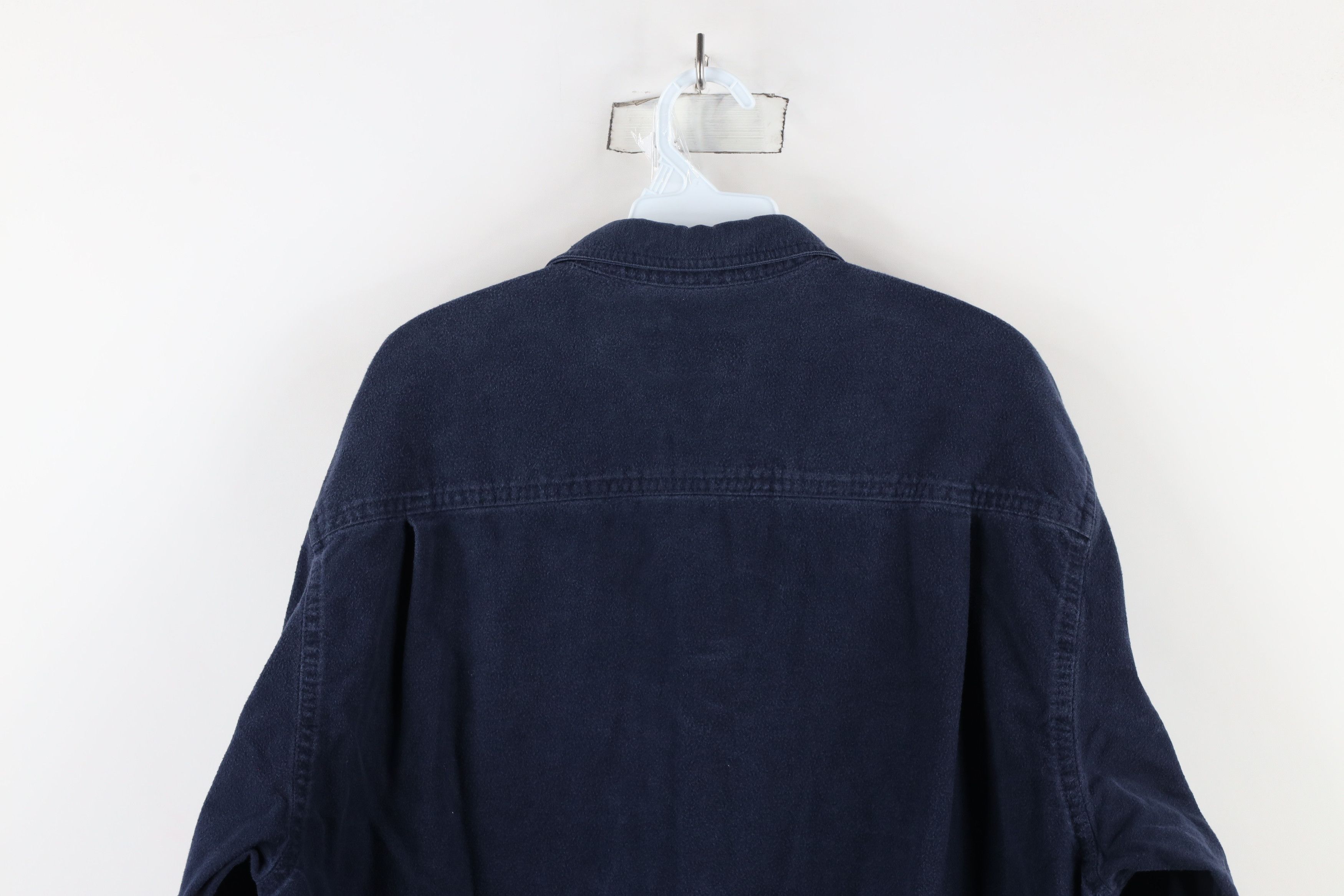 Eddie Bauer Vintage 90s Eddie Bauer Cloth Collared Button Shirt Blue Size US L / EU 52-54 / 3 - 8 Thumbnail