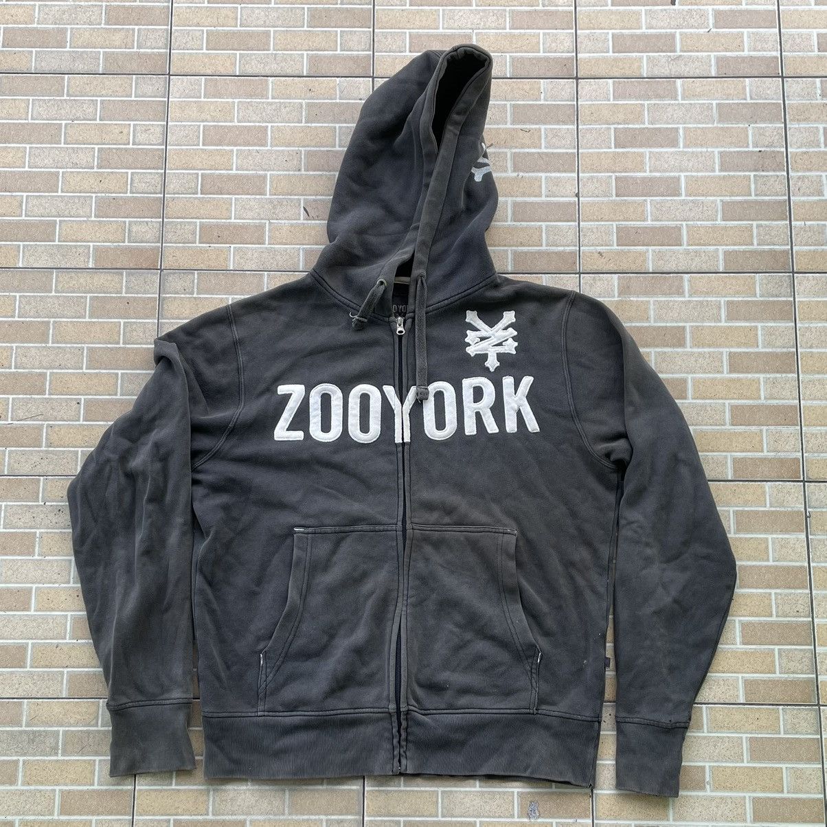 Zoo York Zoo York Faded Zip-Hoodie Vintage Size US M / EU 48-50 / 2 - 1 Thumbnail