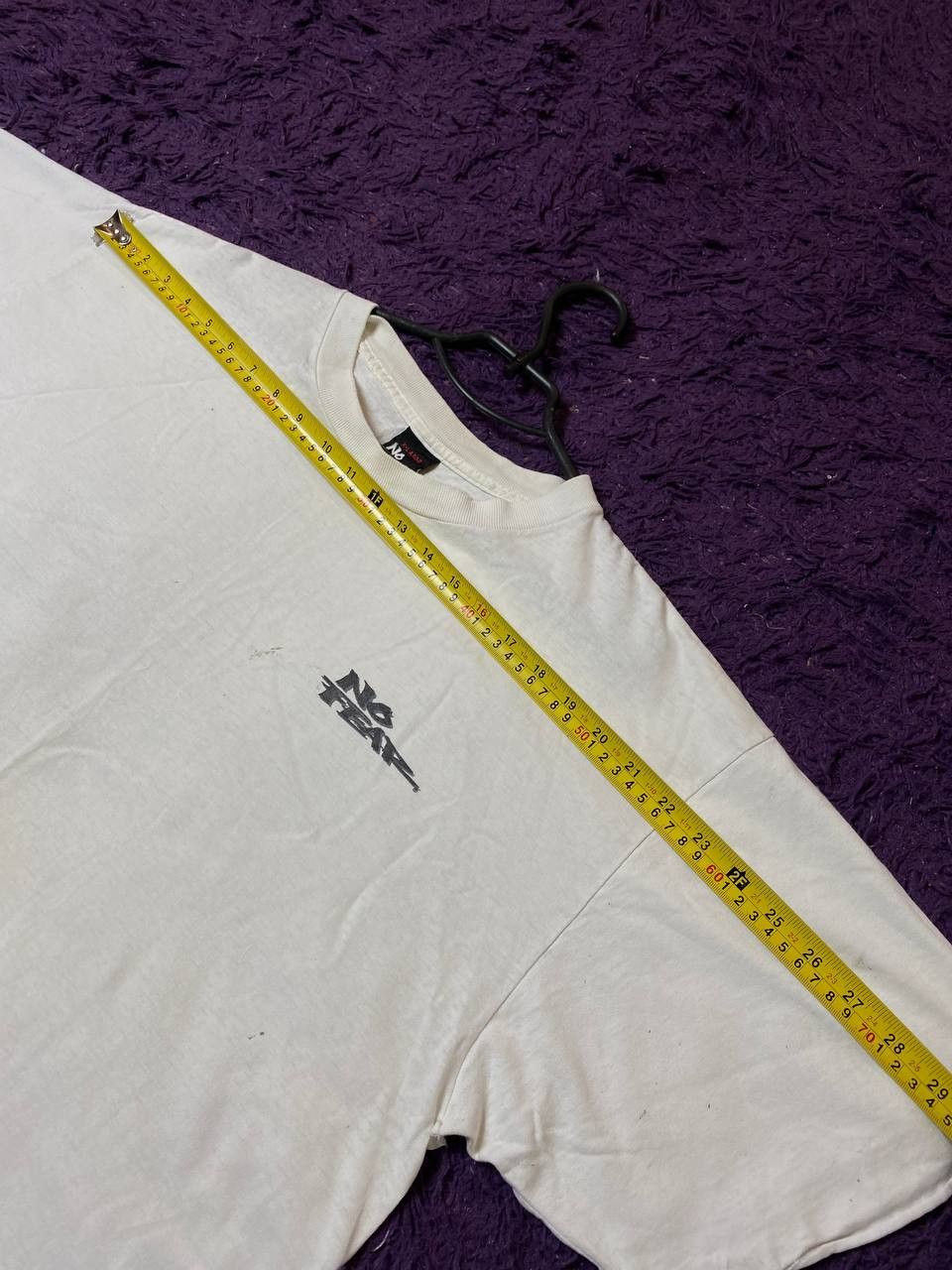 No Fear Vintage white logo No Fear T-Shirt big print crazy Y2K Size US XL / EU 56 / 4 - 7 Thumbnail