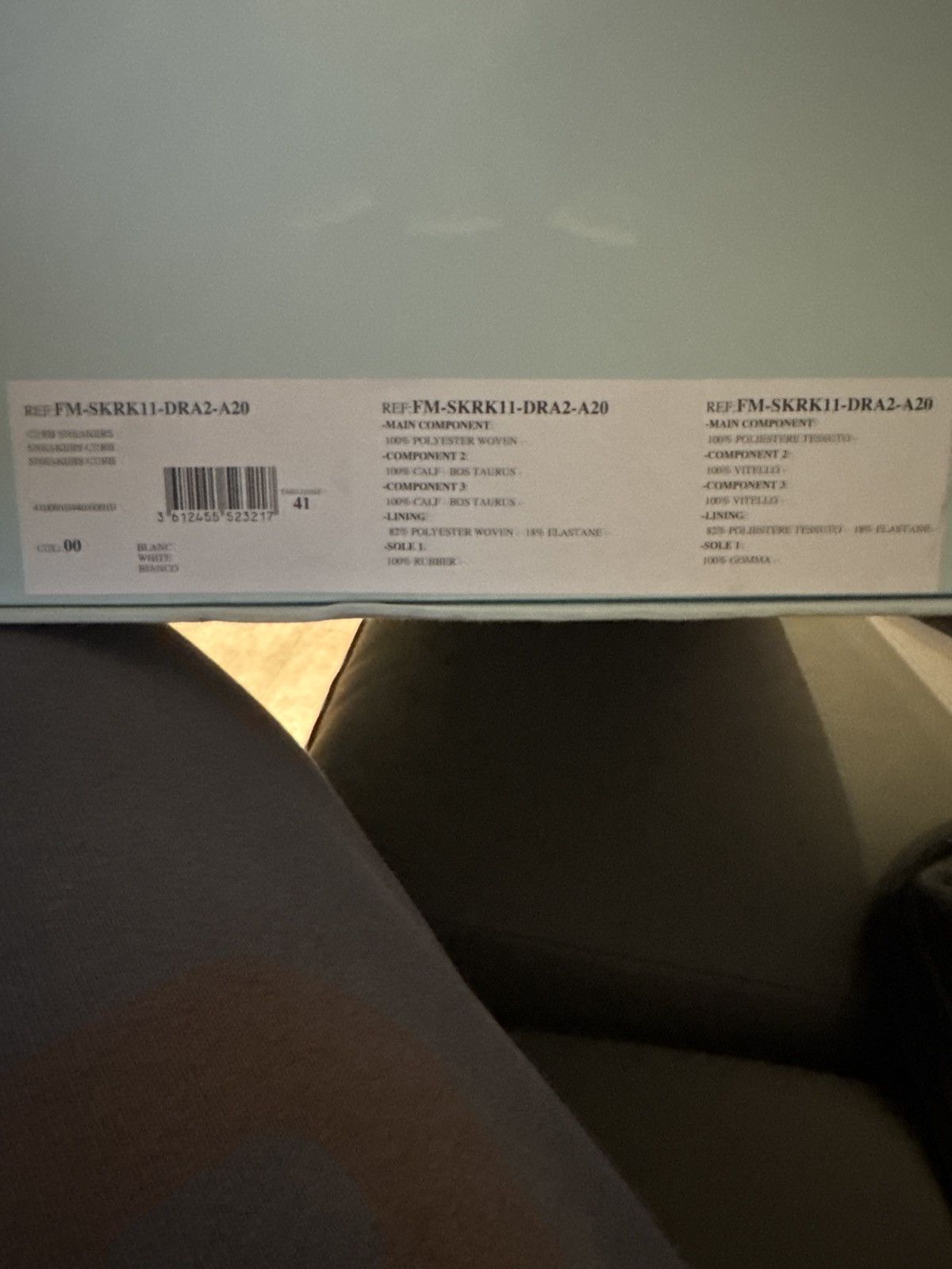 Lanvin Lanvin Curb Sneakers ‘White’ Size US 8 / IT 38 - 7 Thumbnail