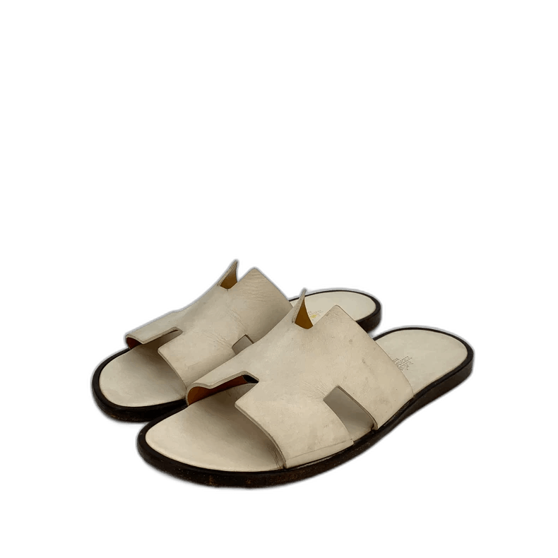 Hermes Hermes Casual Slide Sandals in Beige Size US 10 / EU 43 - 1 Thumbnail