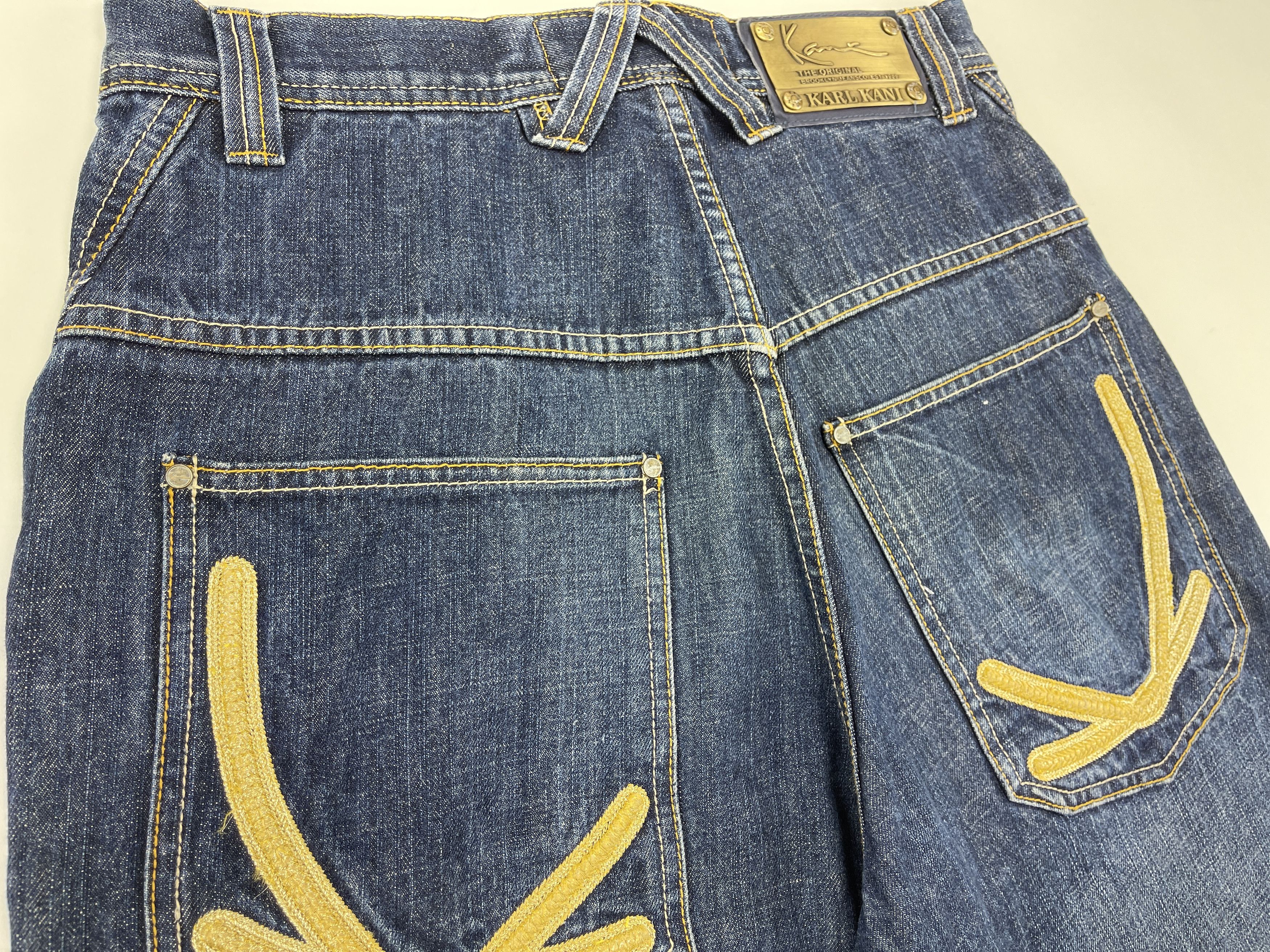 Karl Kani KARL KANI shorts, vintage hip hop baggy jeans, 90s size W 30 Size US 30 / EU 46 - 5 Thumbnail