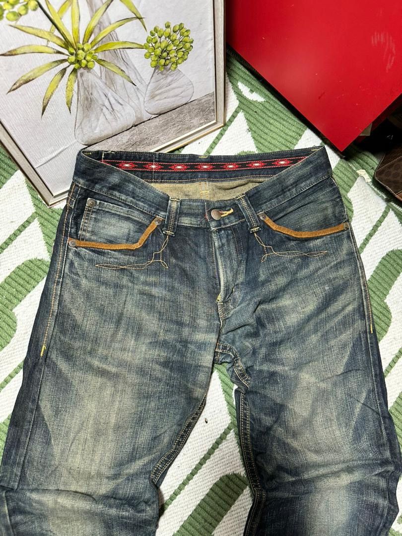 Edwin EDWIN Vintage Eclusive Flare Disyressed Jeans Size US 34 / EU 50 - 2 Thumbnail