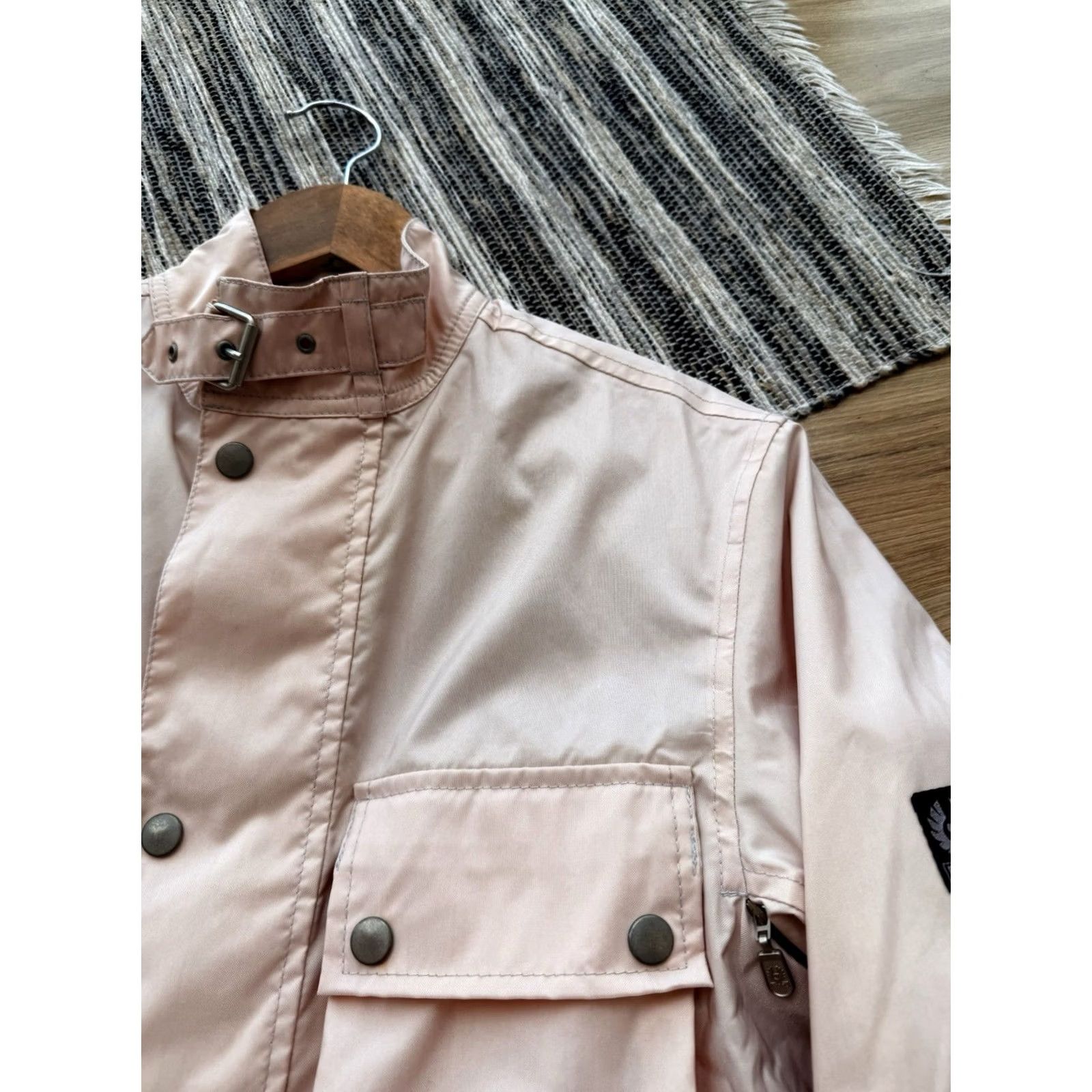 Belstaff VINTAGE Belstaff Jazz Rallymaster 350 Pro Womens Jacket 42 Ivory Nylon Motorcycle Beig Size M / US 6-8 / IT 42-44 - 6 Thumbnail