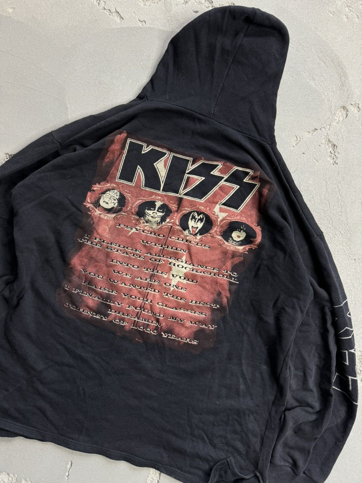 KISS × Vintage Vintage Kiss Hoodie 90’ The Roxx Size US L / EU 52-54 / 3 - 4 Thumbnail