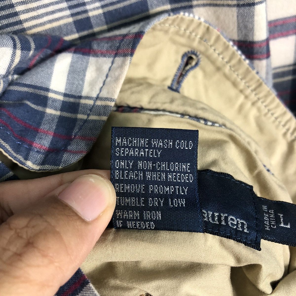Polo Ralph Lauren Polo RL Archive Reversible Khaki Workwear x Preppy Plaid Size US L / EU 52-54 / 3 - 23 Thumbnail