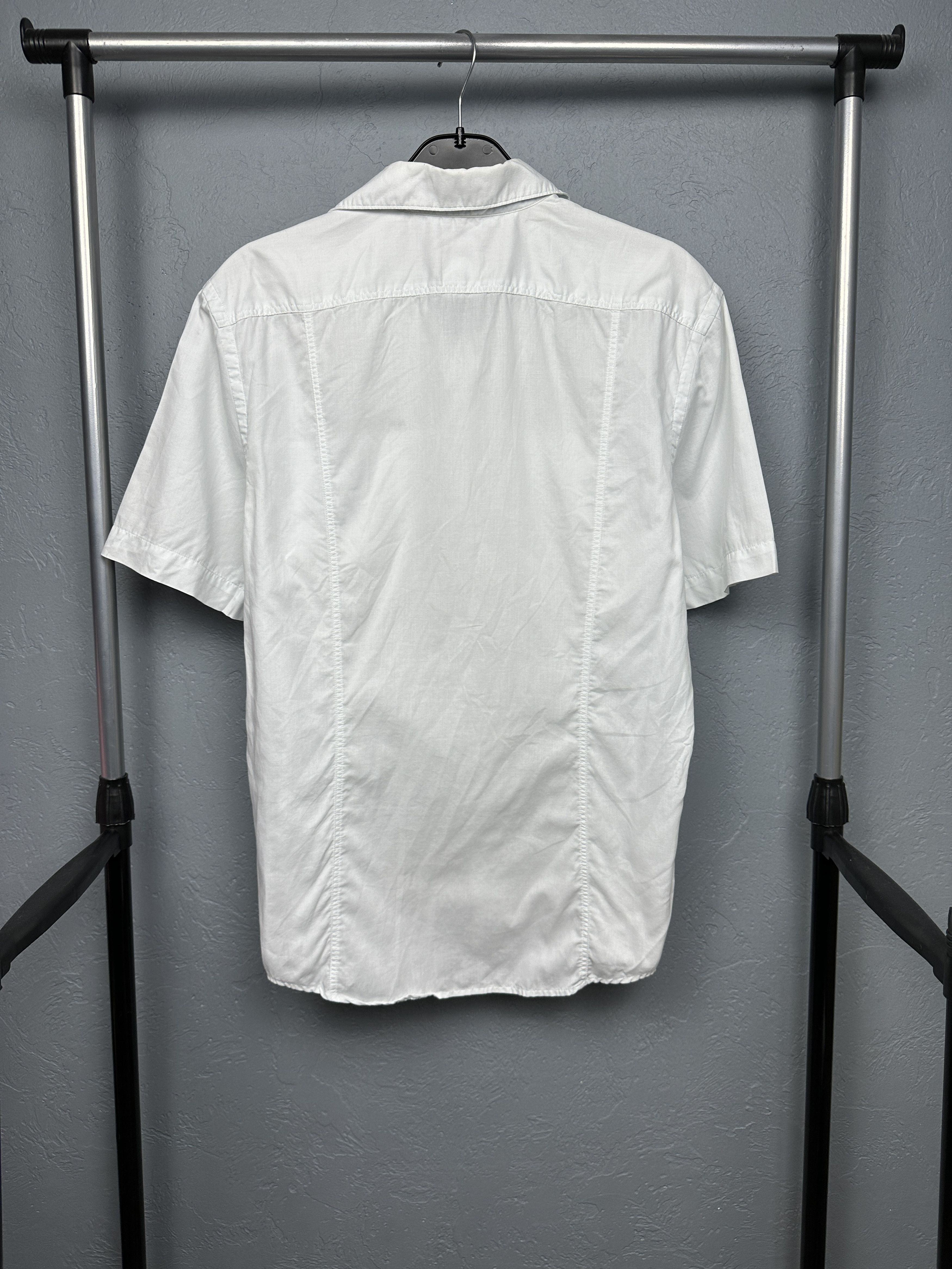 Lacoste × Vintage Lacoste Vintage Short Sleeve White Shirt Size US L / EU 52-54 / 3 - 6 Thumbnail