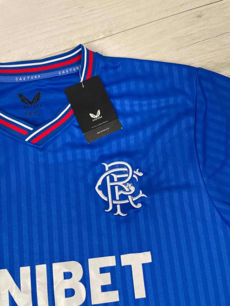 Castore NEW Castore Glasgow Rangers 2023 2024 Home Shirt Jersey Size US XXL / EU 58 / 5 - 5 Thumbnail
