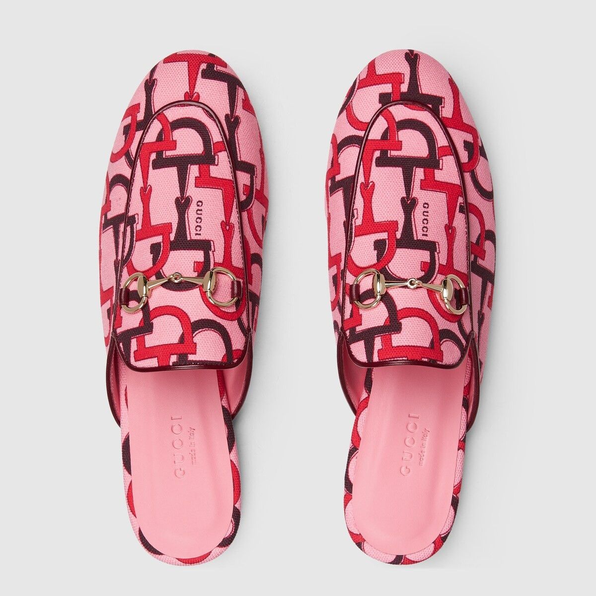 Gucci oc11z1025 Princetown Slippers Mules in Multicolor Size US 9 / IT 39 - 4 Thumbnail