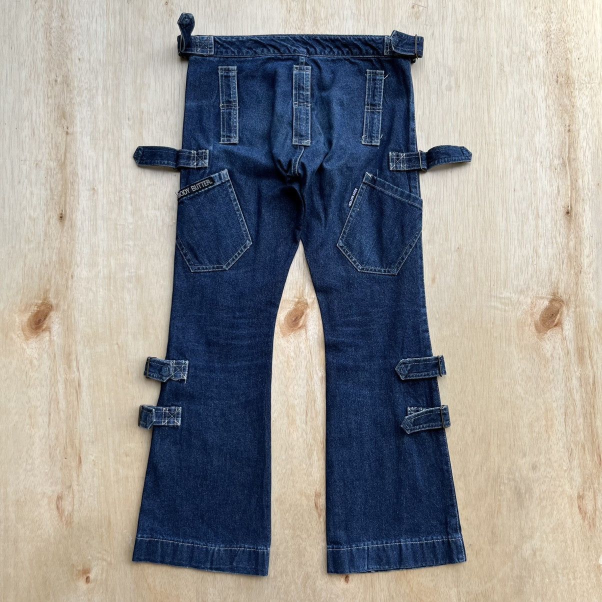 Japanese Brand BODY BUTTER JEAN BONDAGE PUNK VINTAGE Y2K LIKE SEDITIONARIES Size 30" / US 8 / IT 44 - 5 Thumbnail