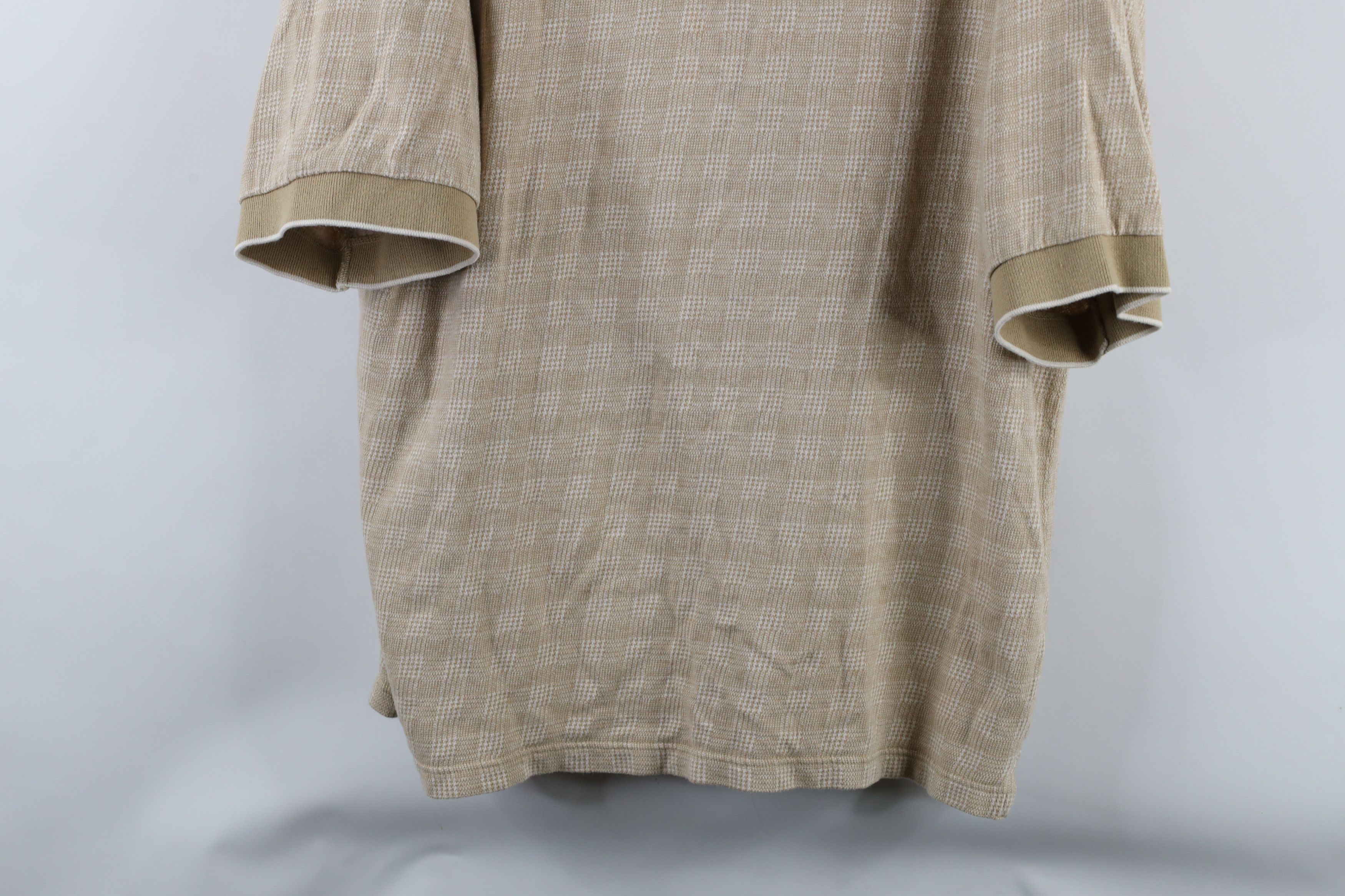 Vintage Vintage 90s Streetwear Houndstooth Collared Golf Polo Shirt Size US XL / EU 56 / 4 - 3 Thumbnail